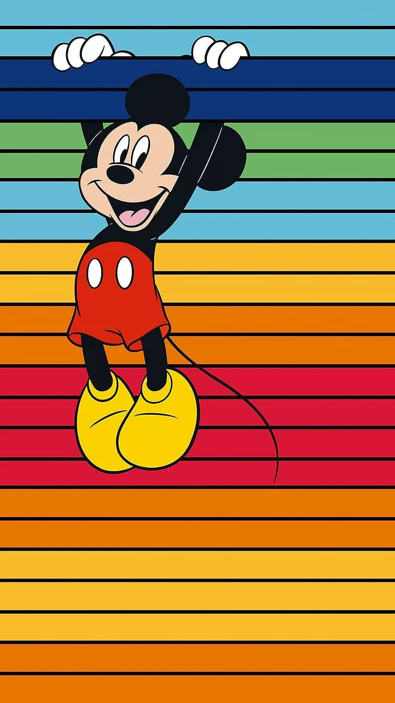 HD apple watch mickey mouse wallpaper