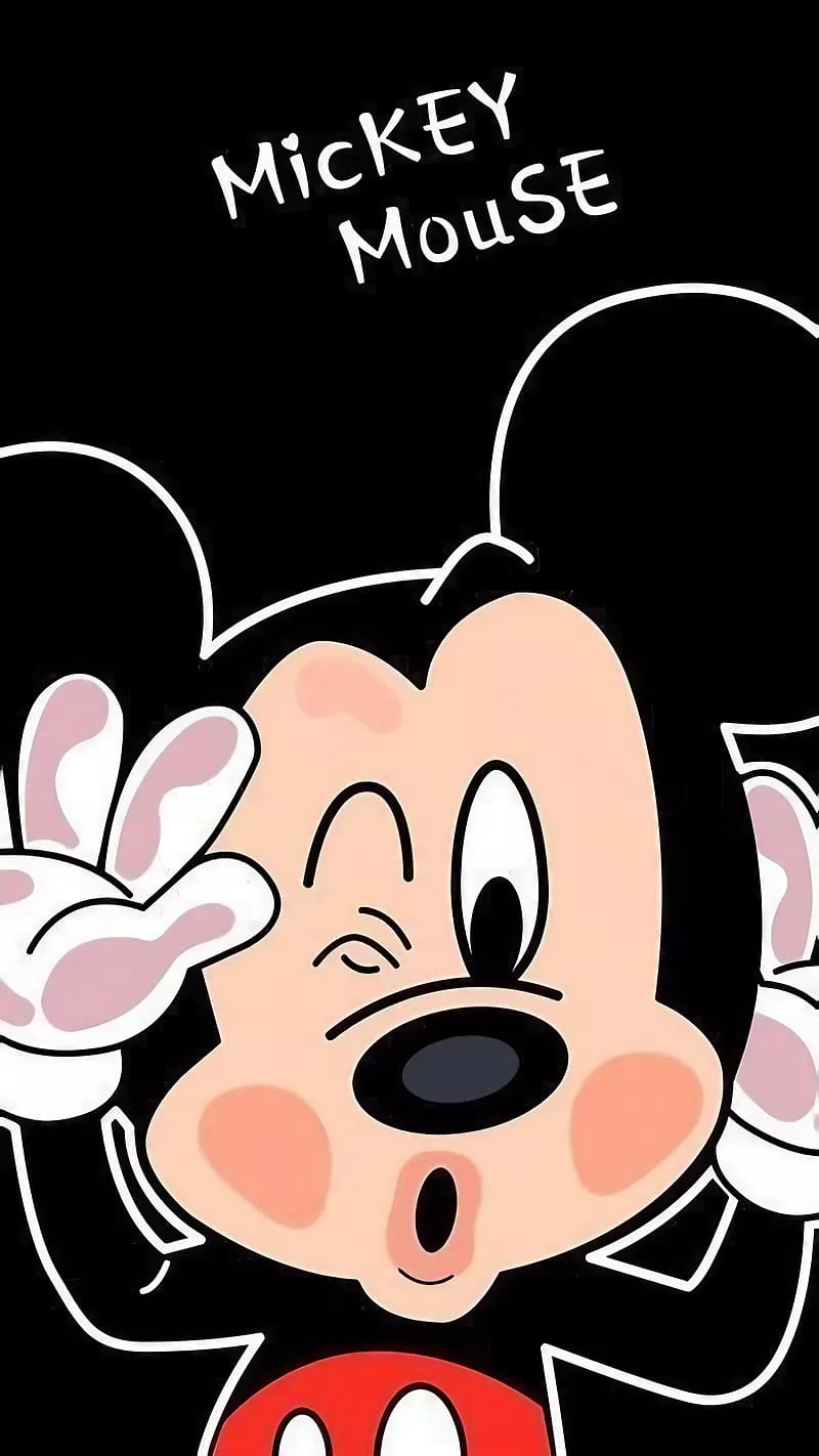 HD apple watch mickey mouse wallpaper