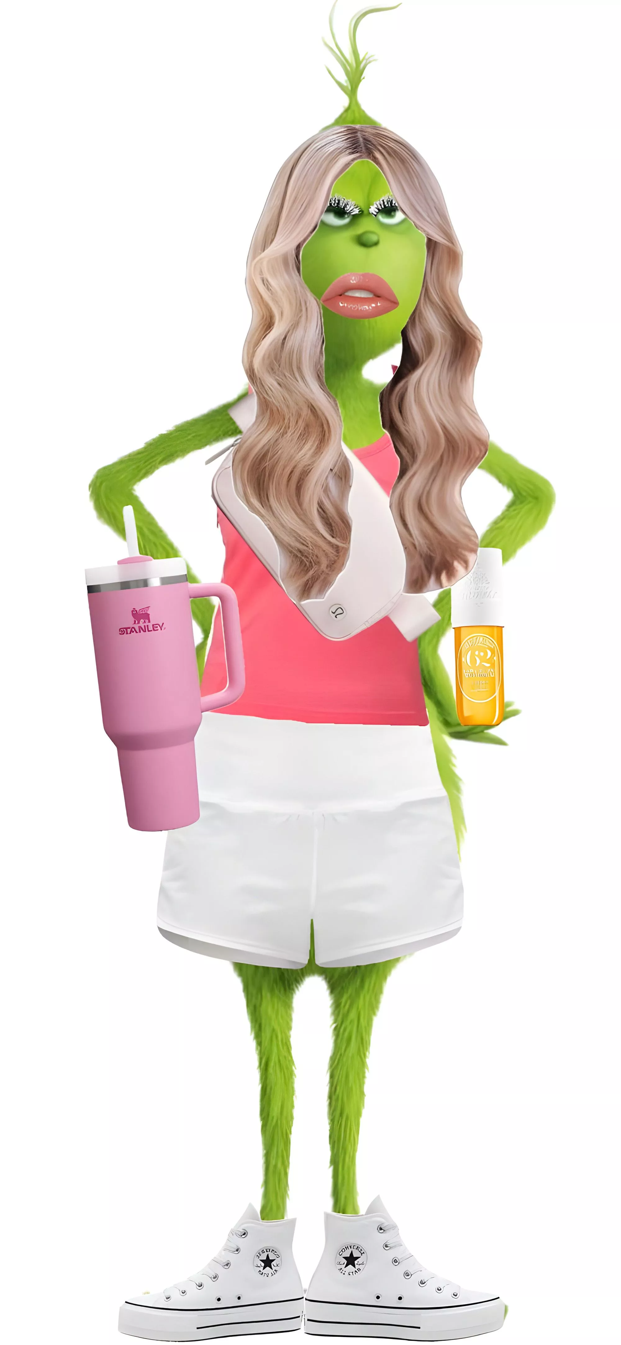 Preppy Grinch Aesthetic Funny Wallpaper HD Wallpaper