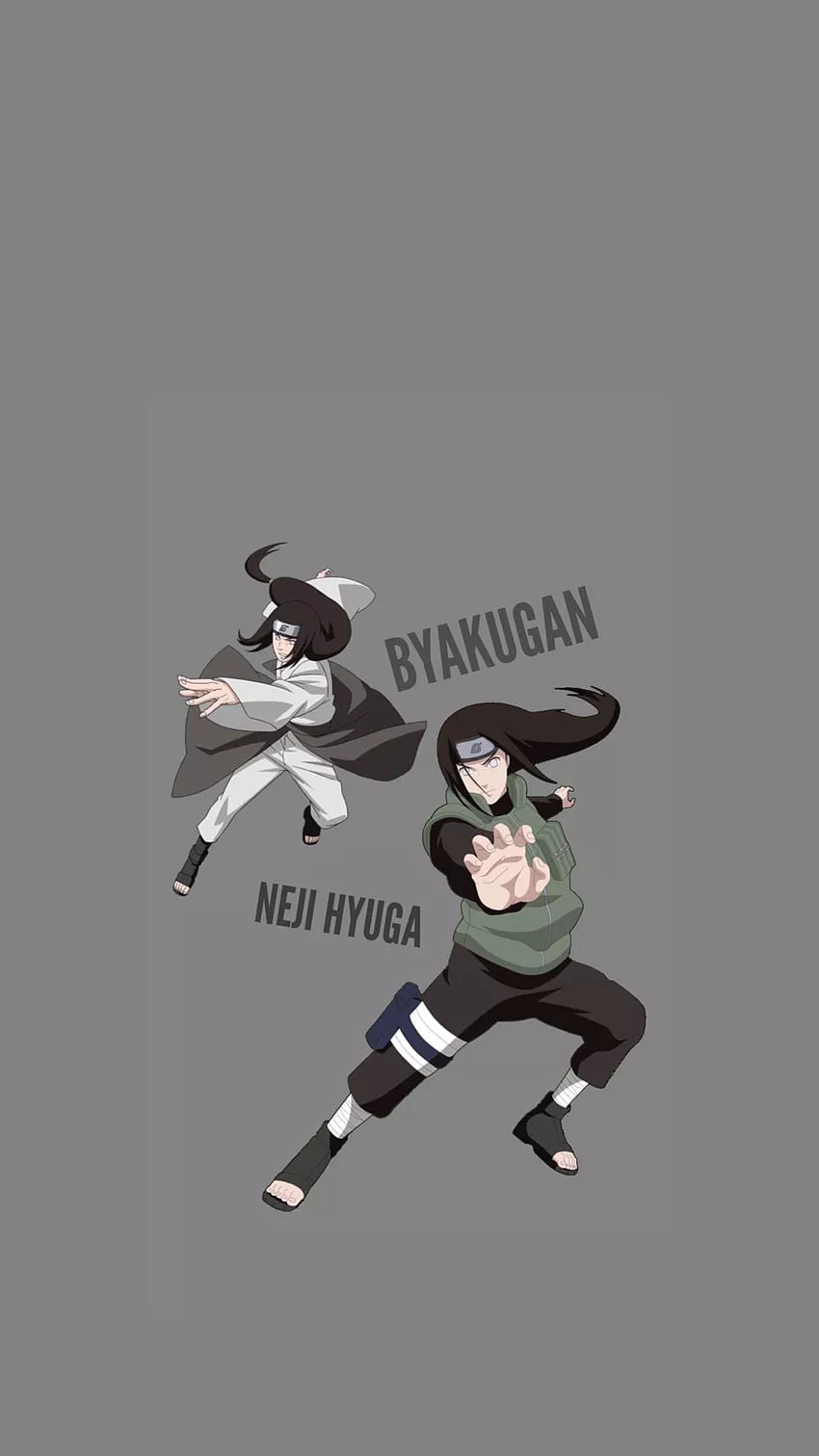 Naruto Neji iPhone, Neji Minimalist HD