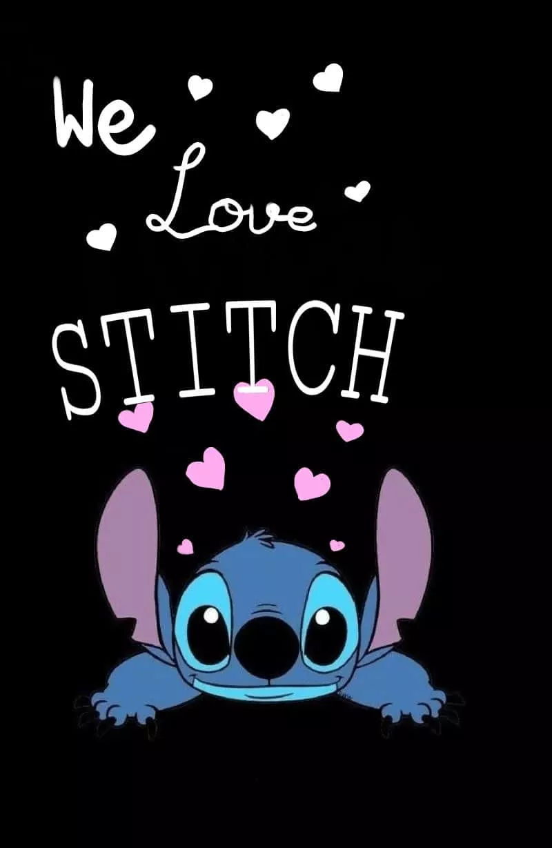Love Stitch Graphic Wallpaper