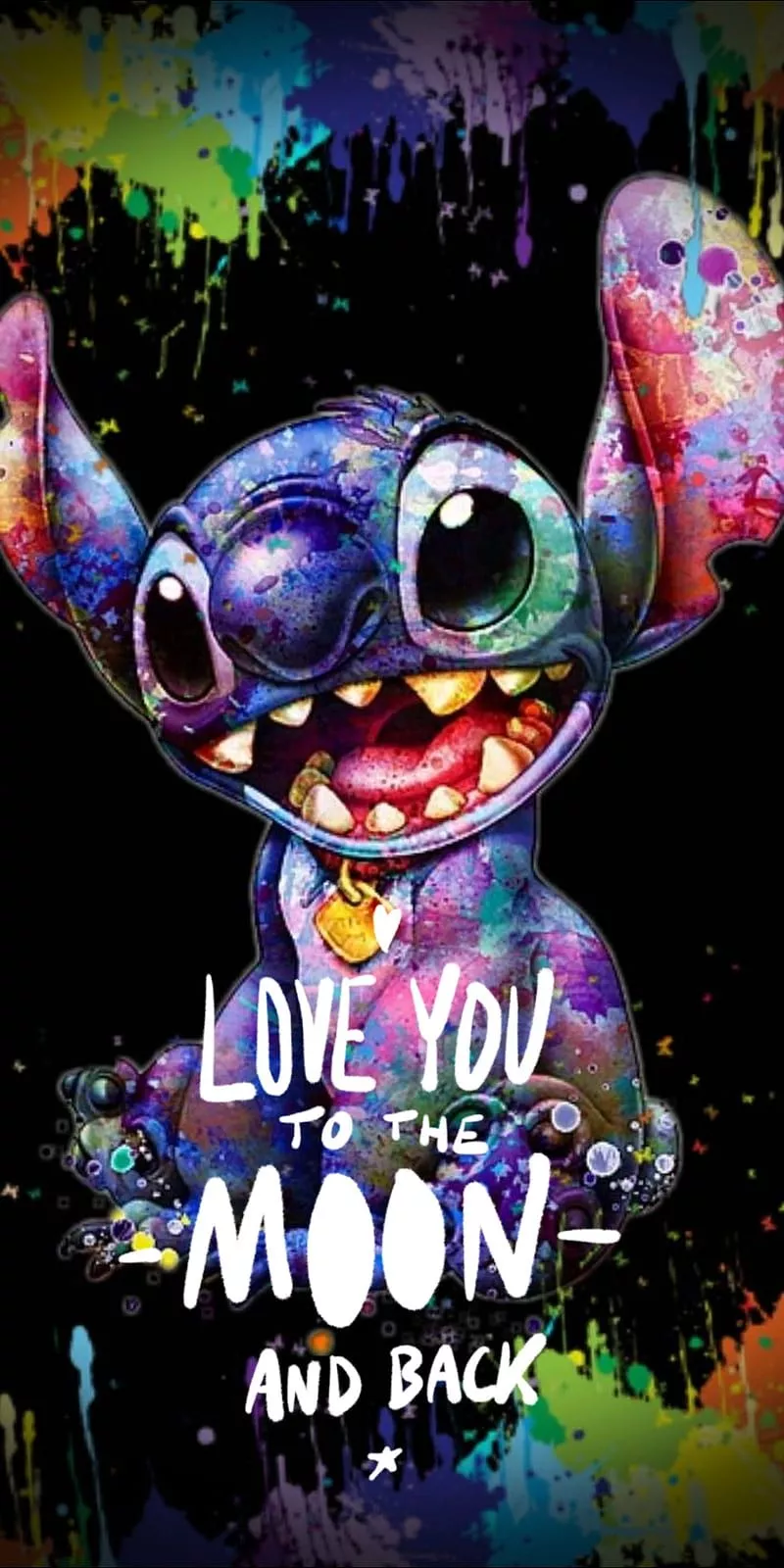 HD stitch love wallpaper