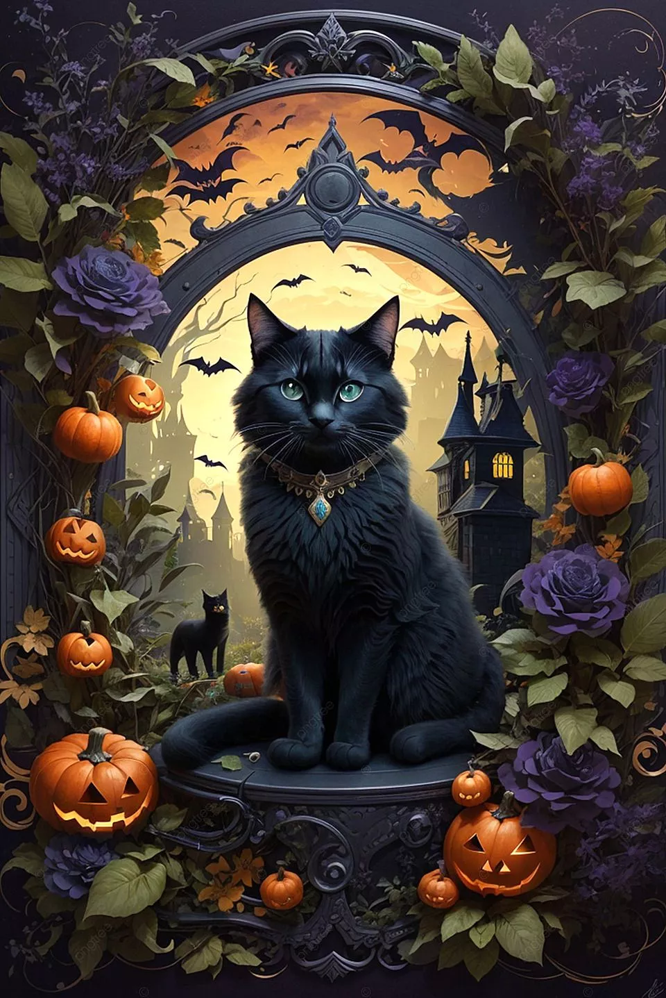 A Striking Vibrant Spooky Halloween