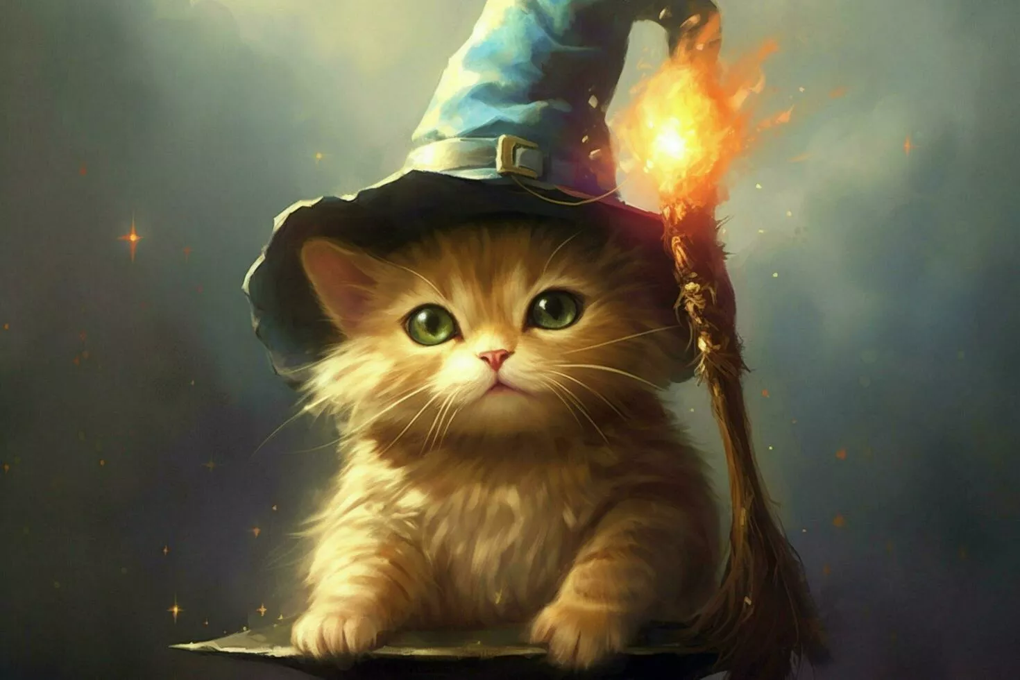 Wizard Cat Image
