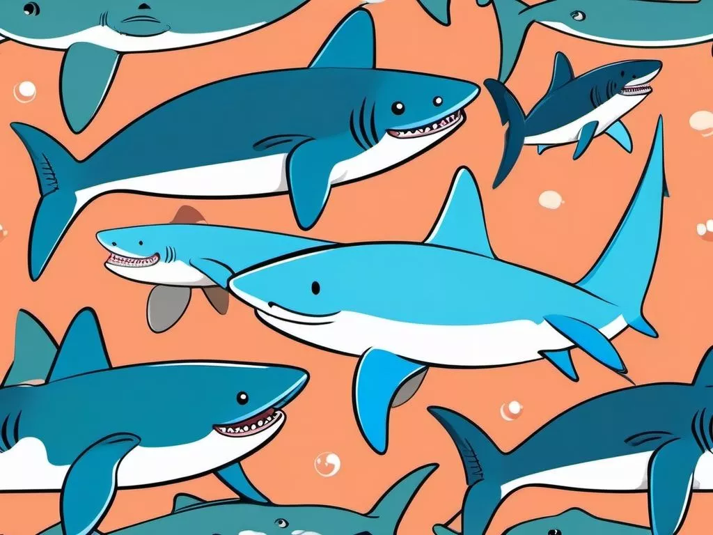 Cute Shark And Charming, A