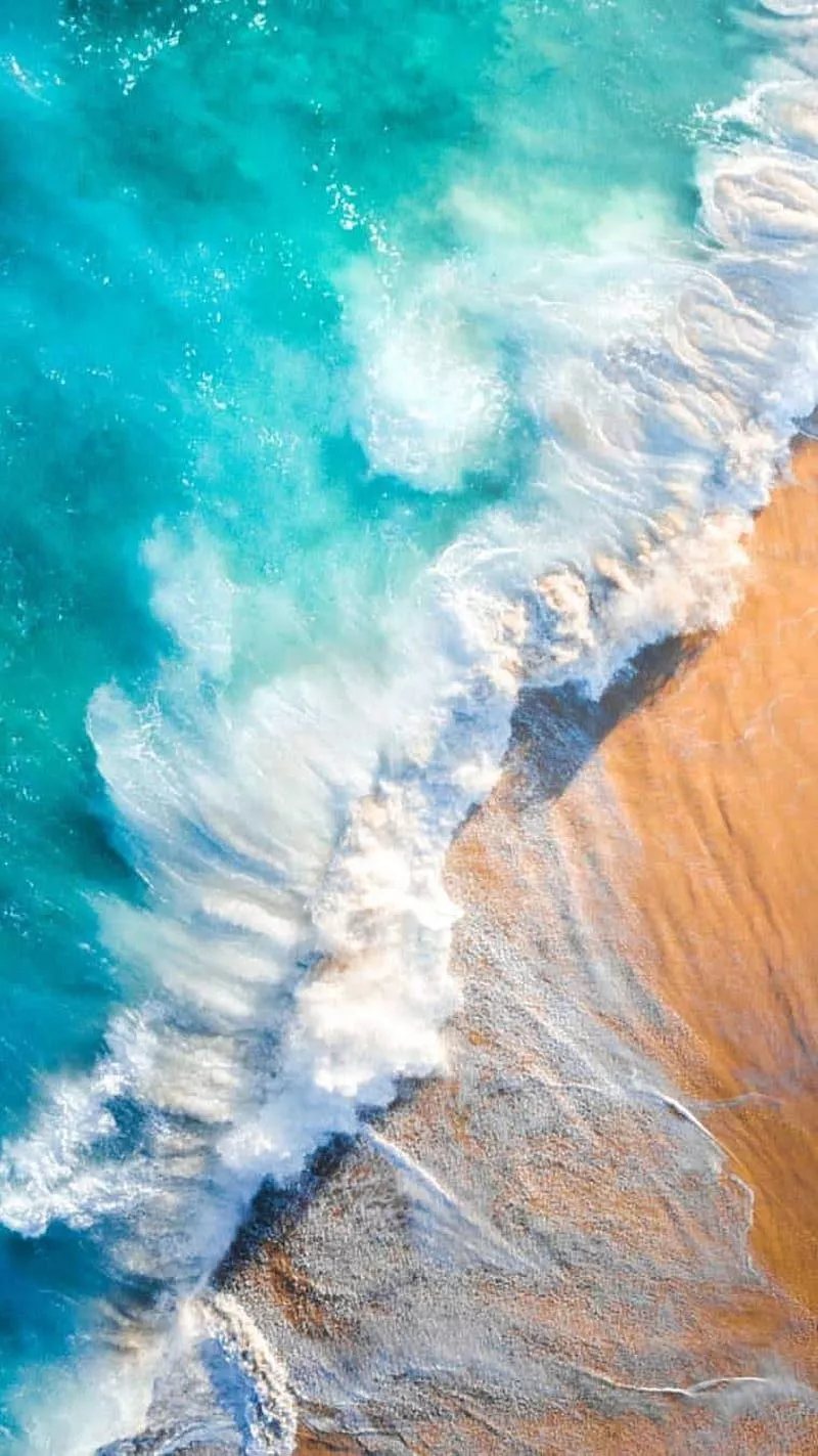 Ocean, android, beach, blue, ocean, sea, water, HD phone wallpaper