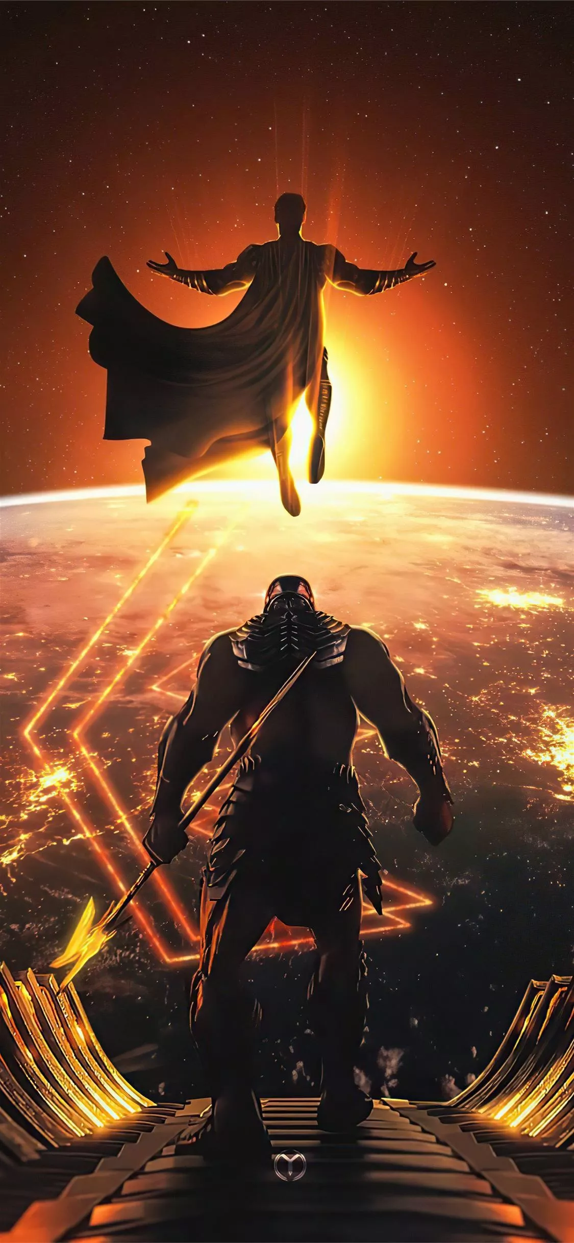 superman and dark sied 4k iPhone 11