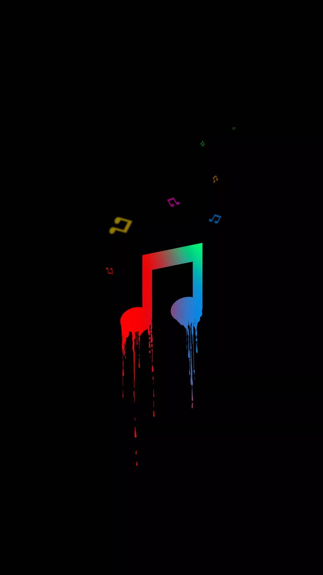 Download Colourful Musical Note 8K