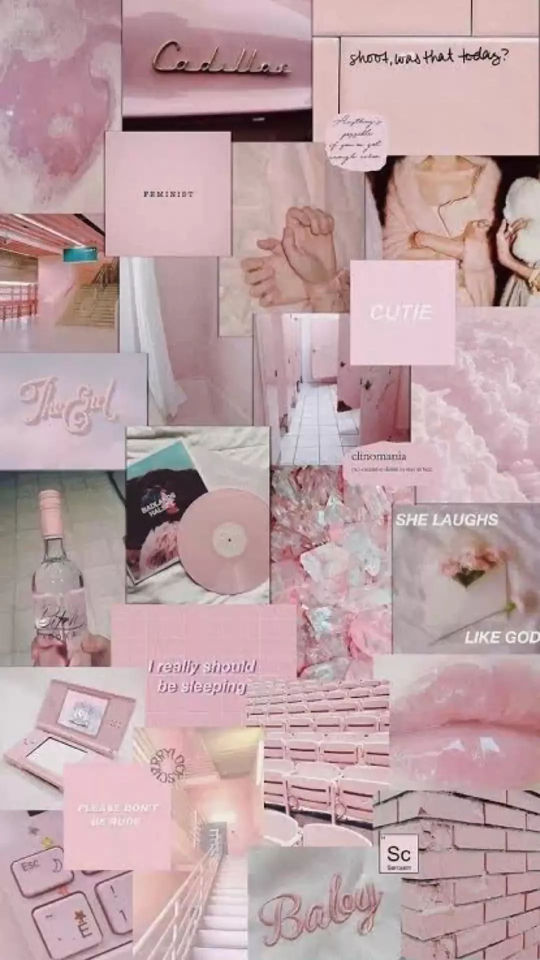 Pink aesthetic wallpaper cute girly