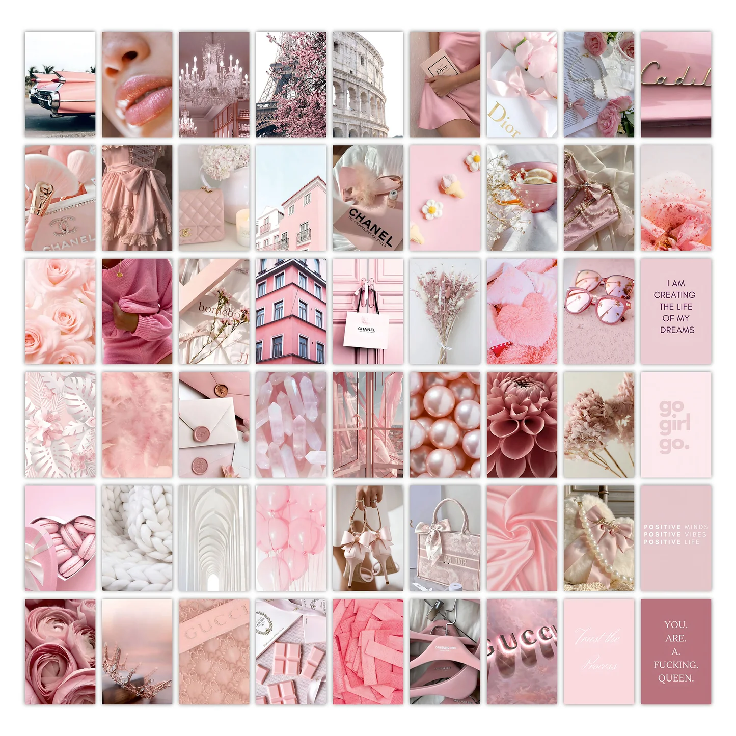 Light hammond Pink Aesthetic Wall