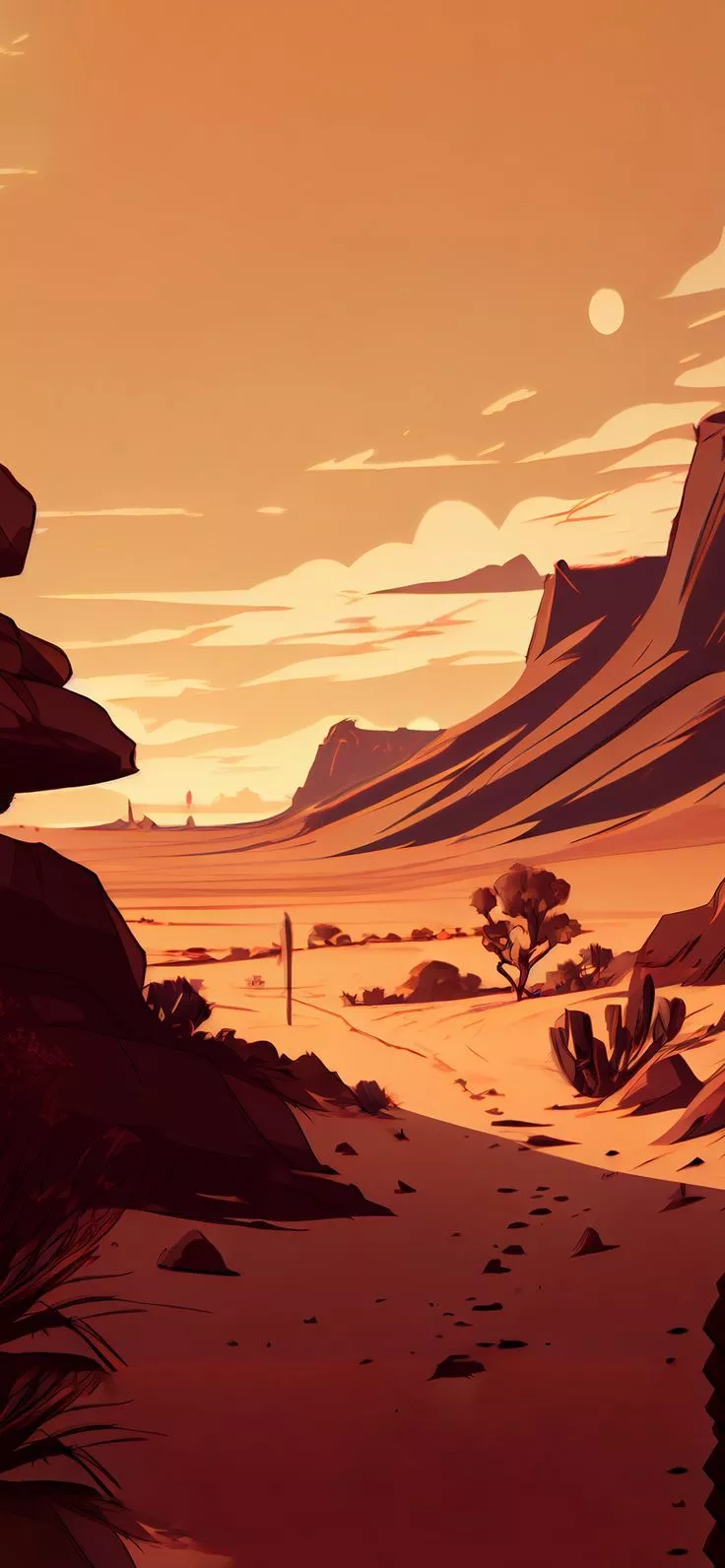 Aesthetic Desert Wallpaper