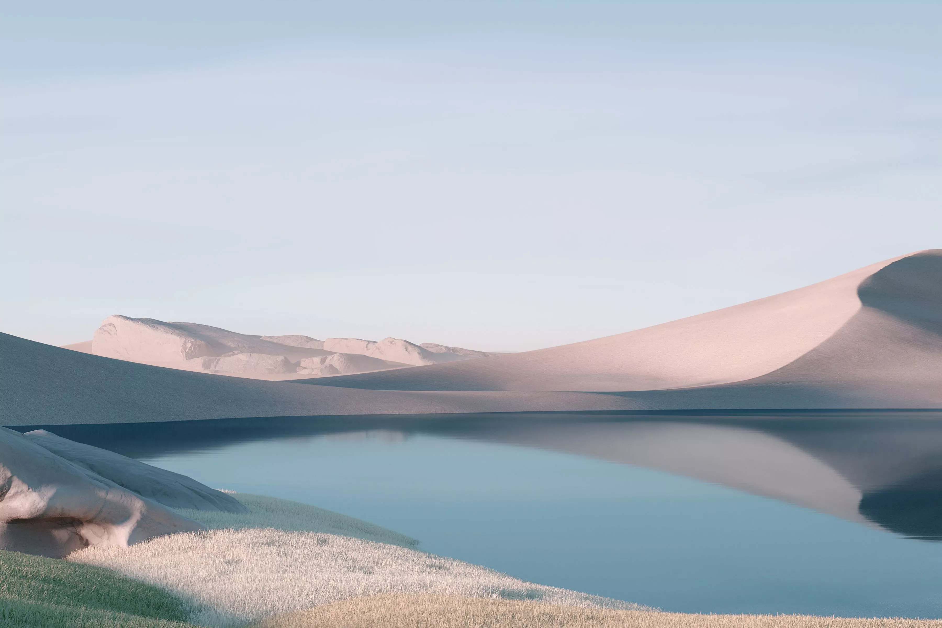 Aesthetic Wallpaper 4K, Desert, Windows