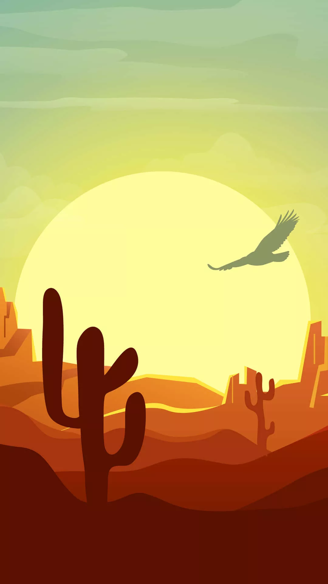 The Desert iPhone Wallpaper