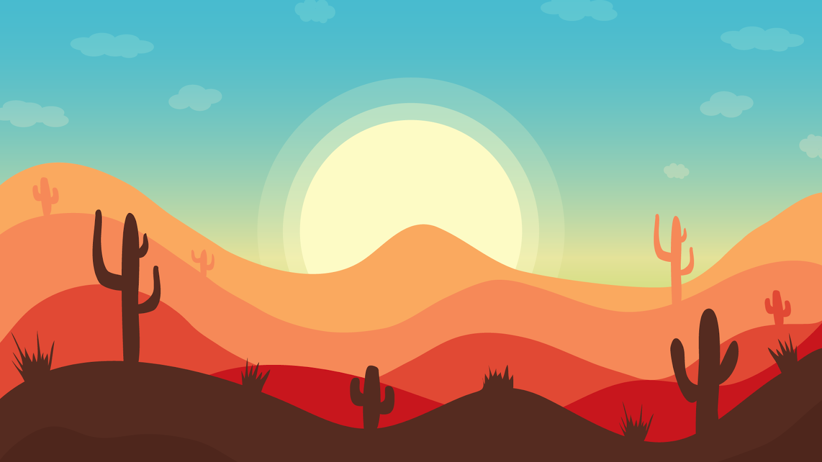 DESKTOP WALLPAPER HD 4K SUNSET