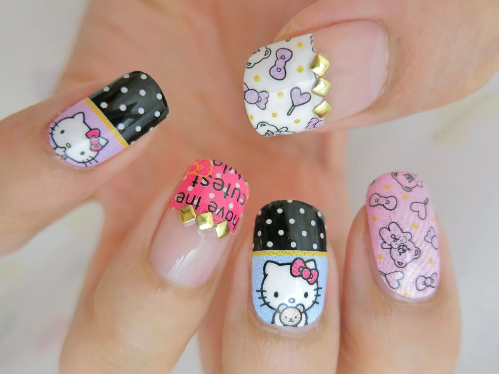 Hello Kitty Nail Art Nail Wrap YM1021