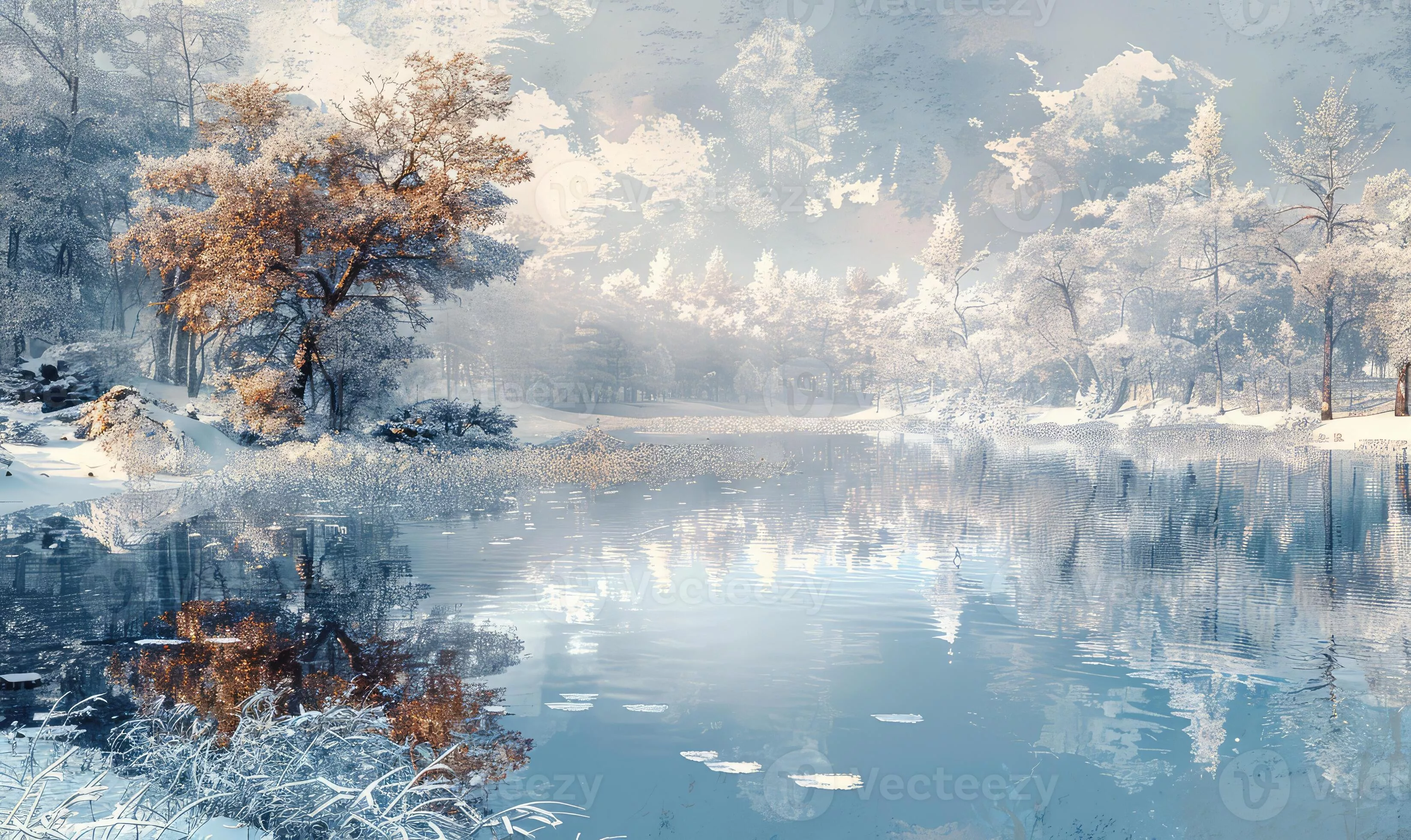 winter landscape wallpaper