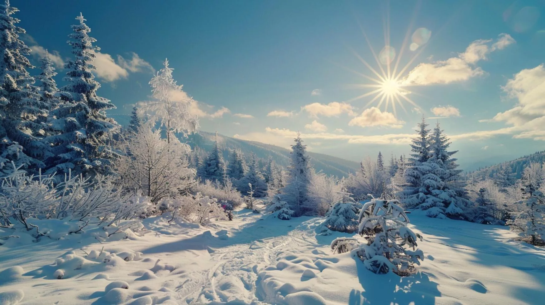 Sunny Winter Landscape