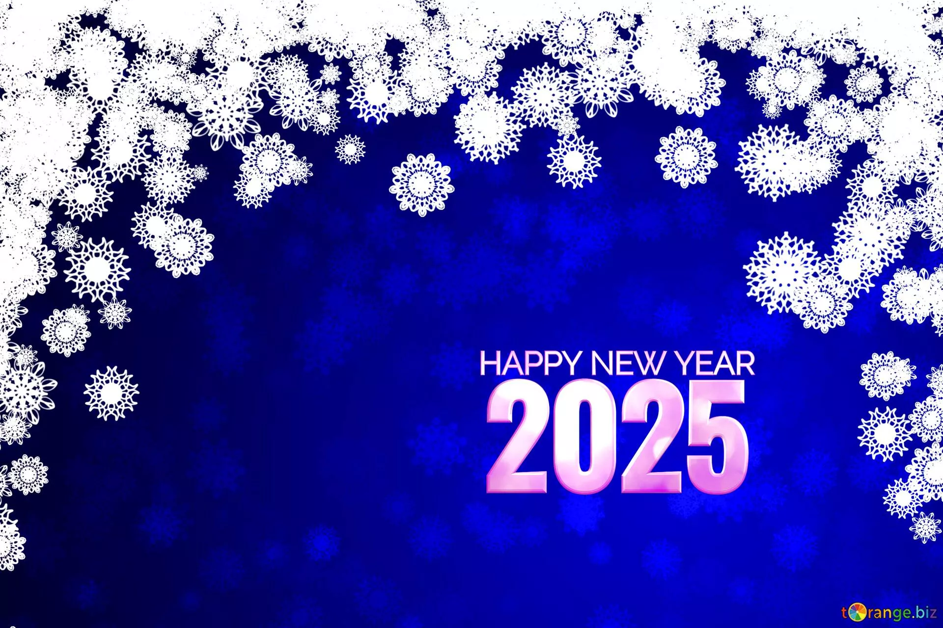 Blue background Christmas and new year