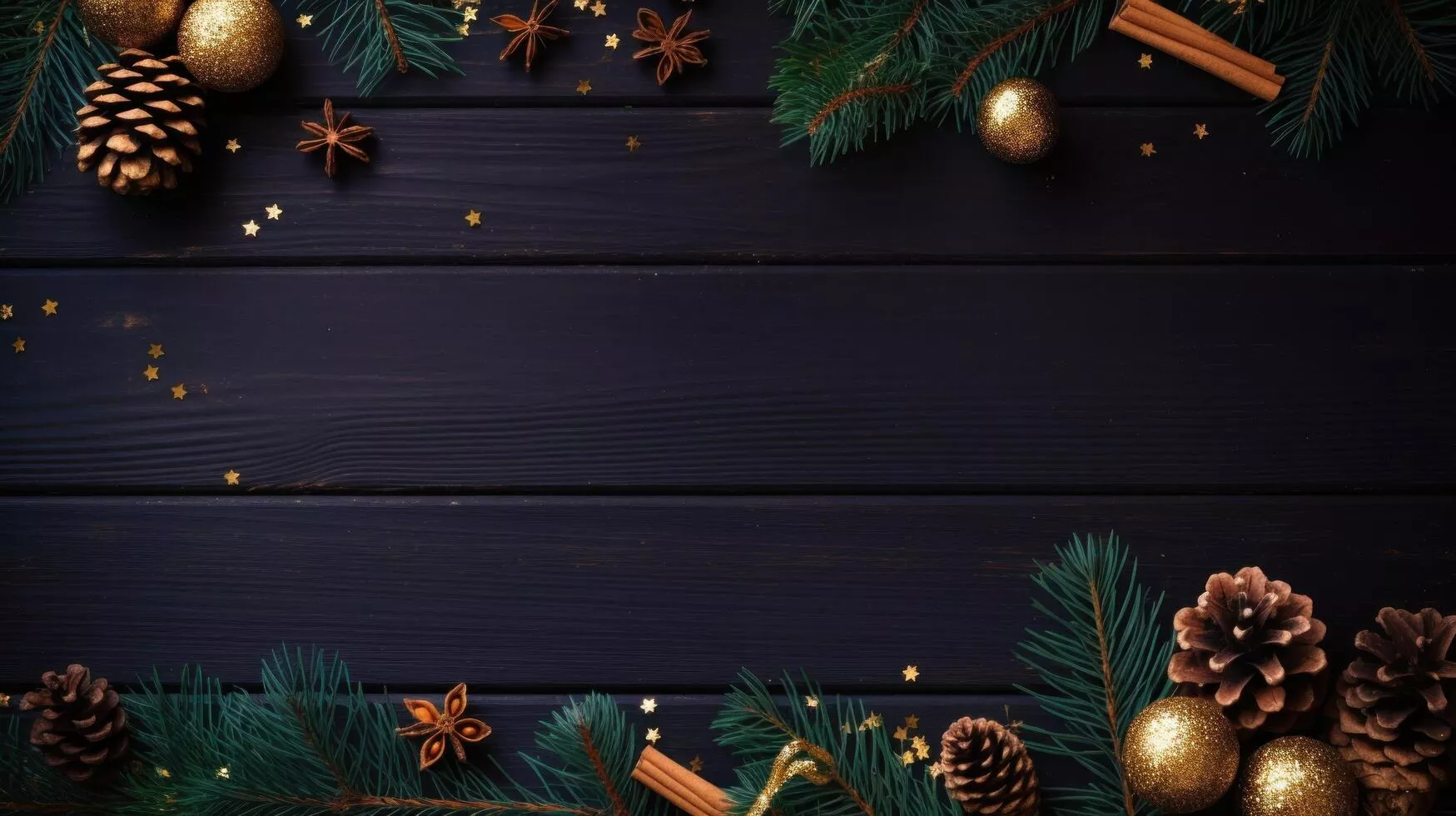 Dark Christmas Background