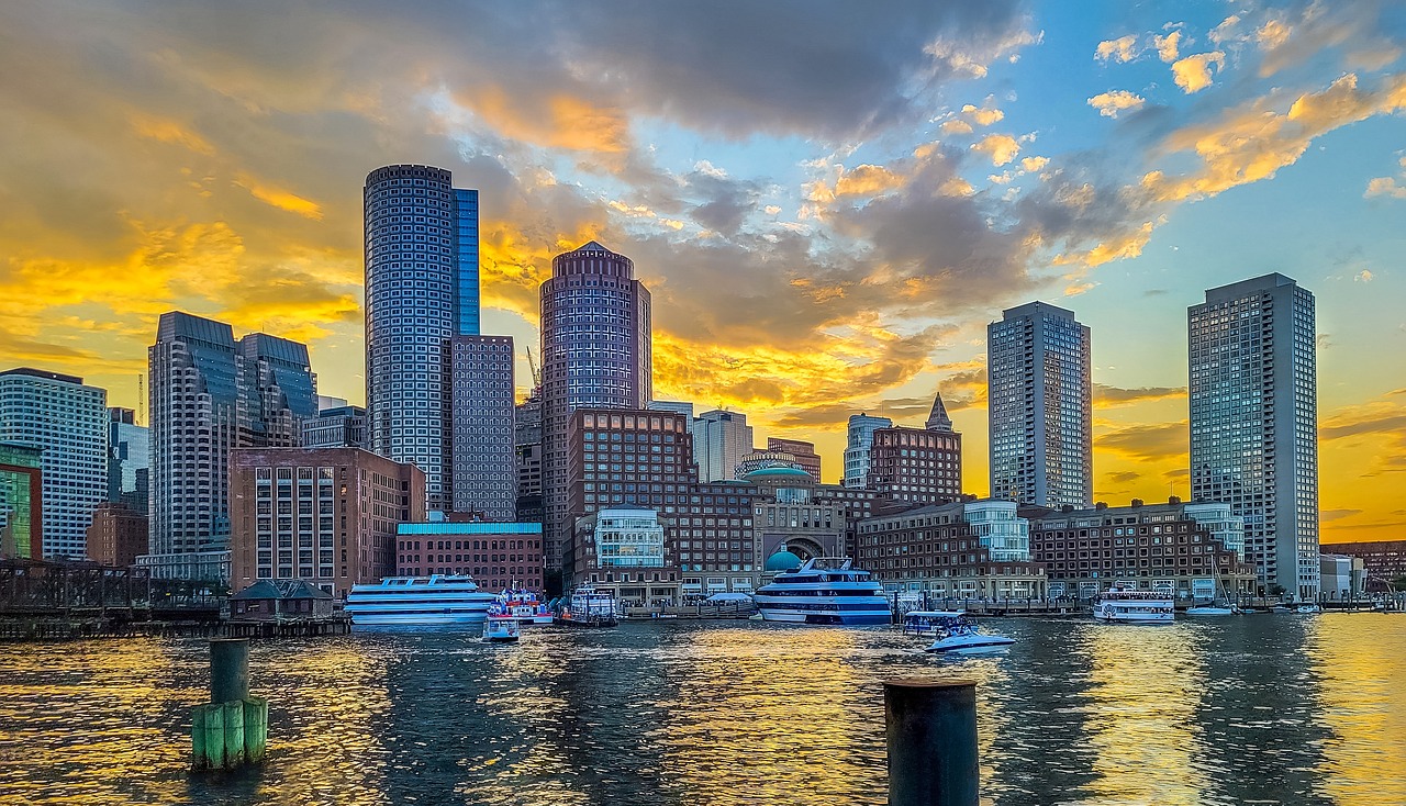 Free Boston Harbor & Boston Image