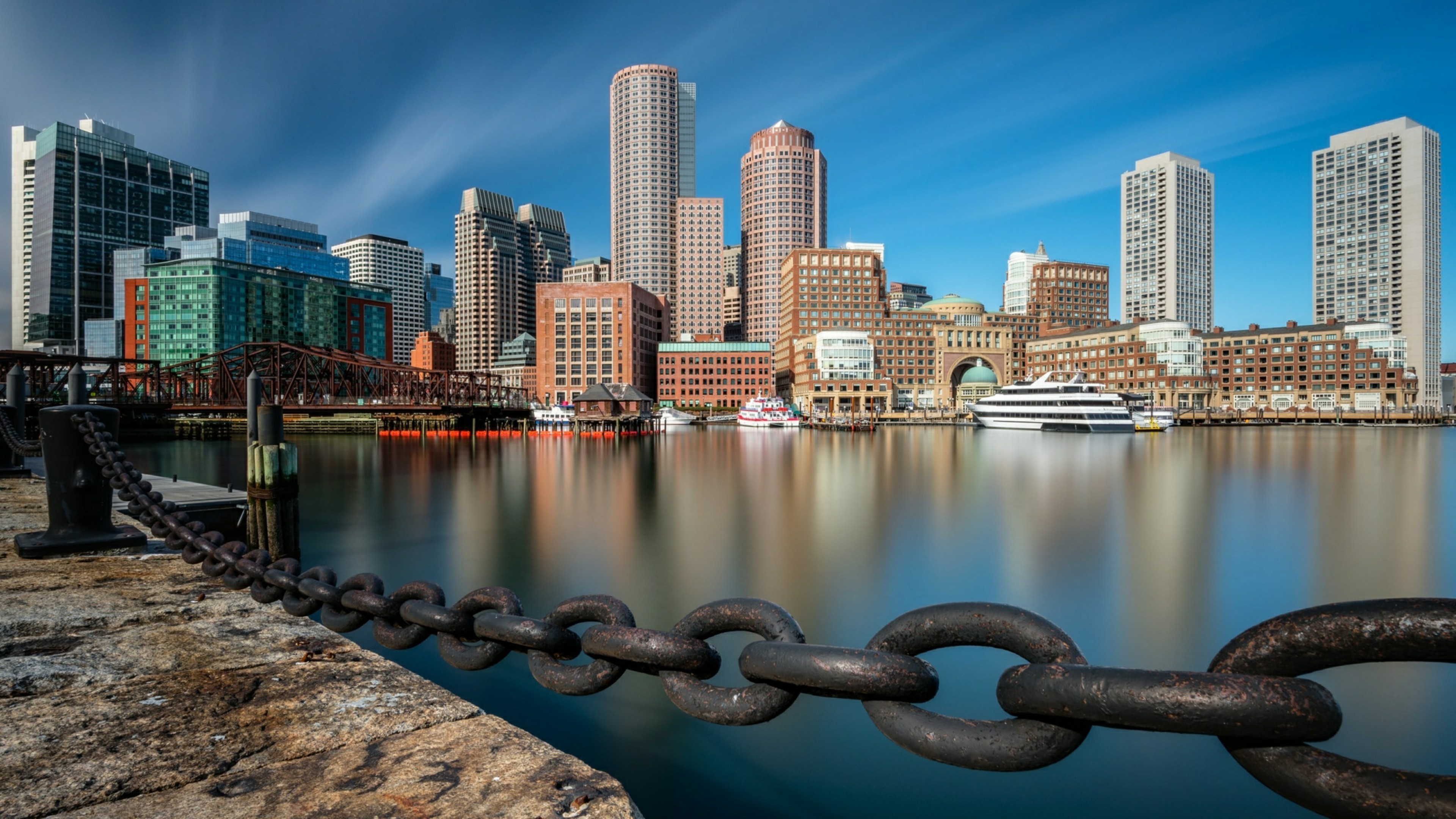 Boston Skyline Wallpaper