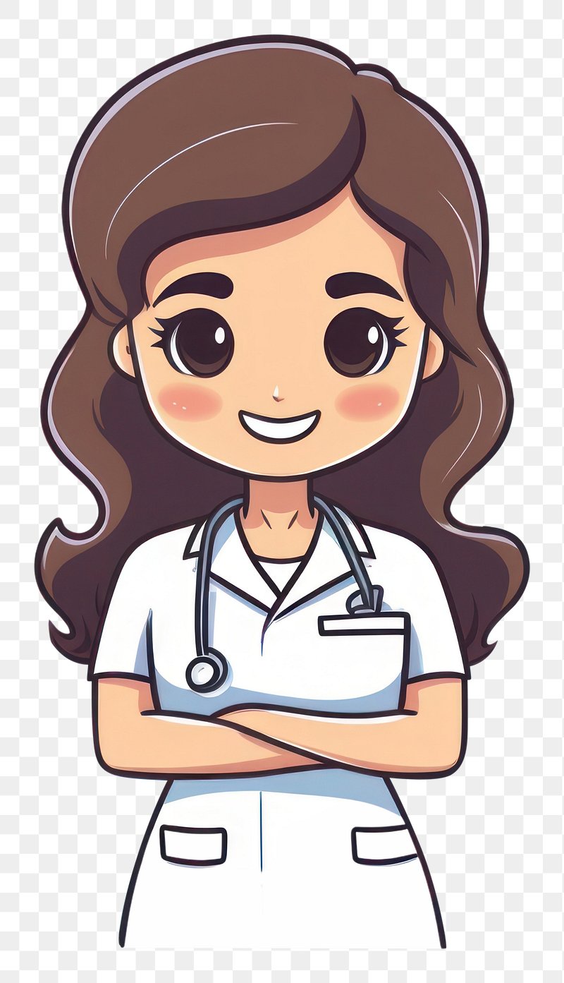 Nurse Cartoon Image. Free Photo, PNG