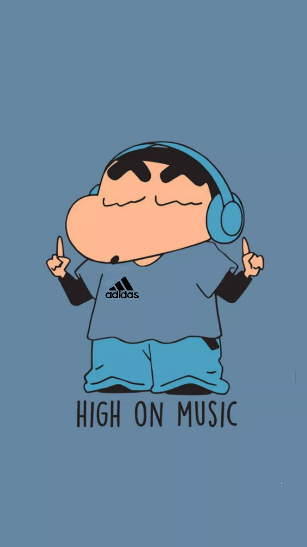 Music Shinchan Aesthetic Wallpaper