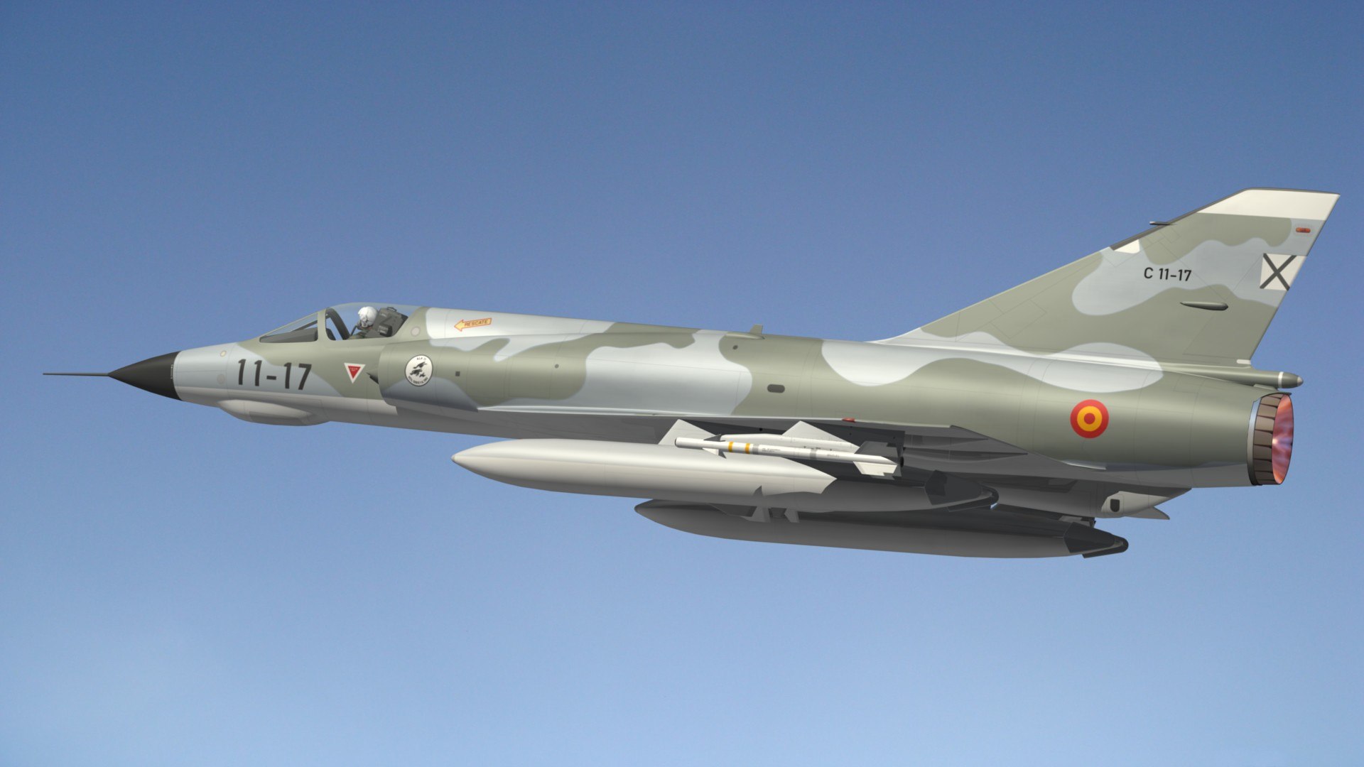 Dassault Mirage III 3D Model