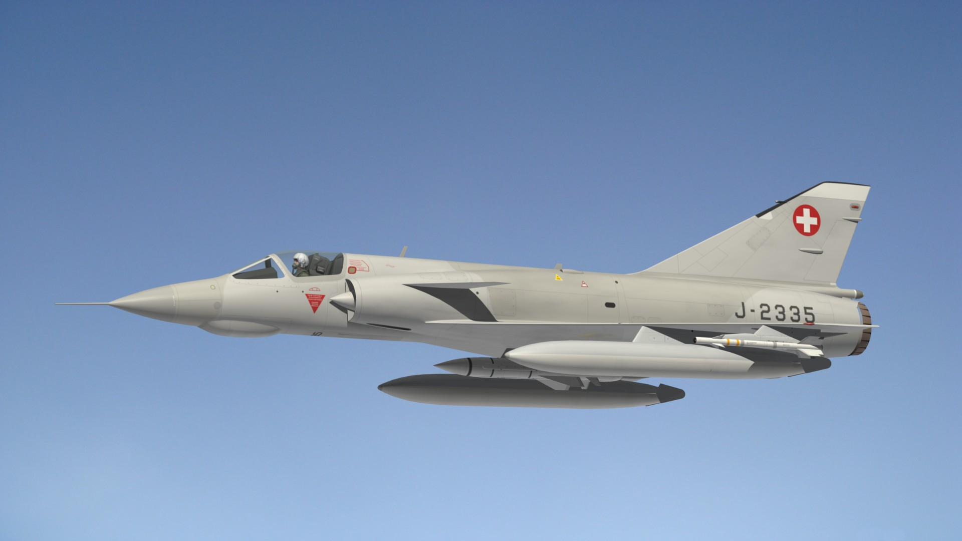 Dassault Mirage III Swiss Air Force 3D