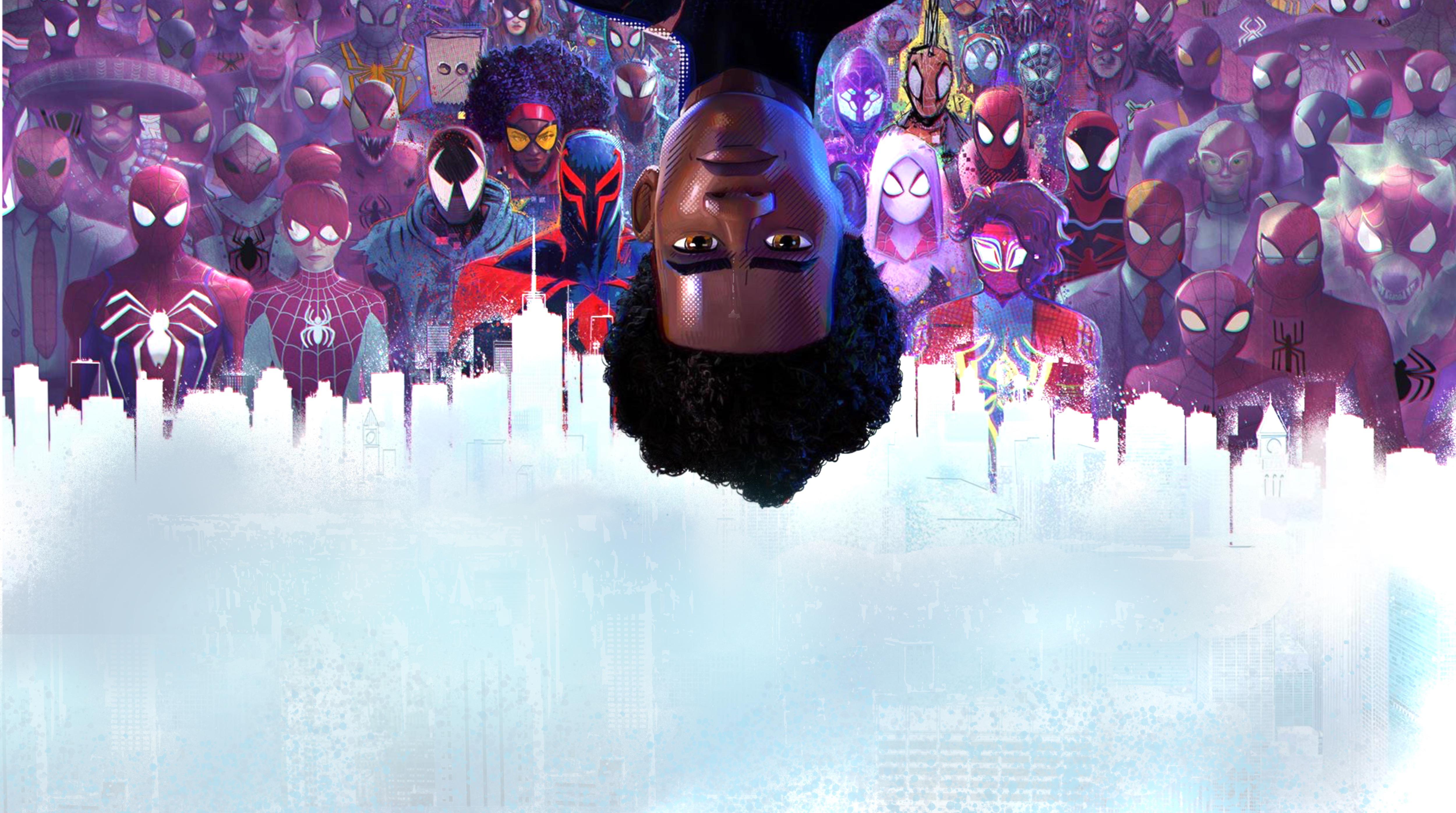 Across The Spider Verse Poster Without