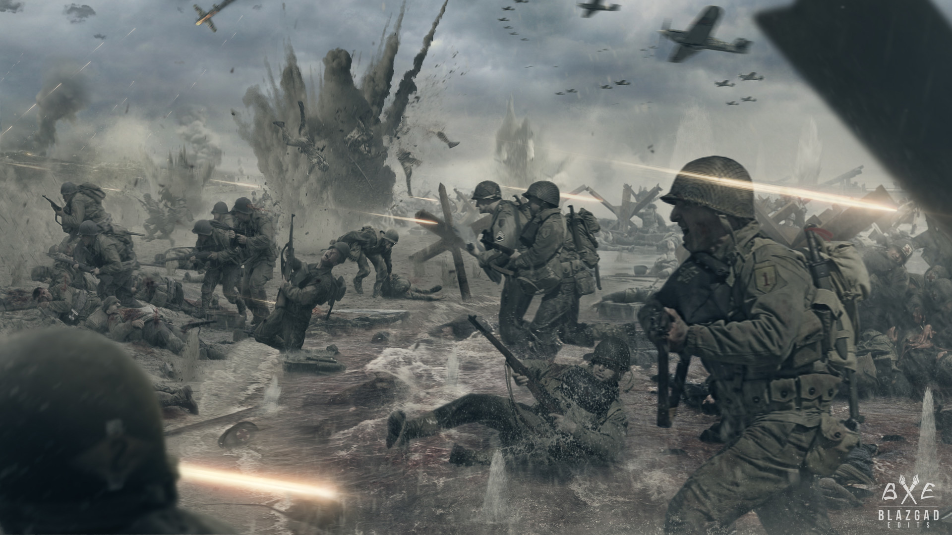 Day Normandy Landing Beach WW2