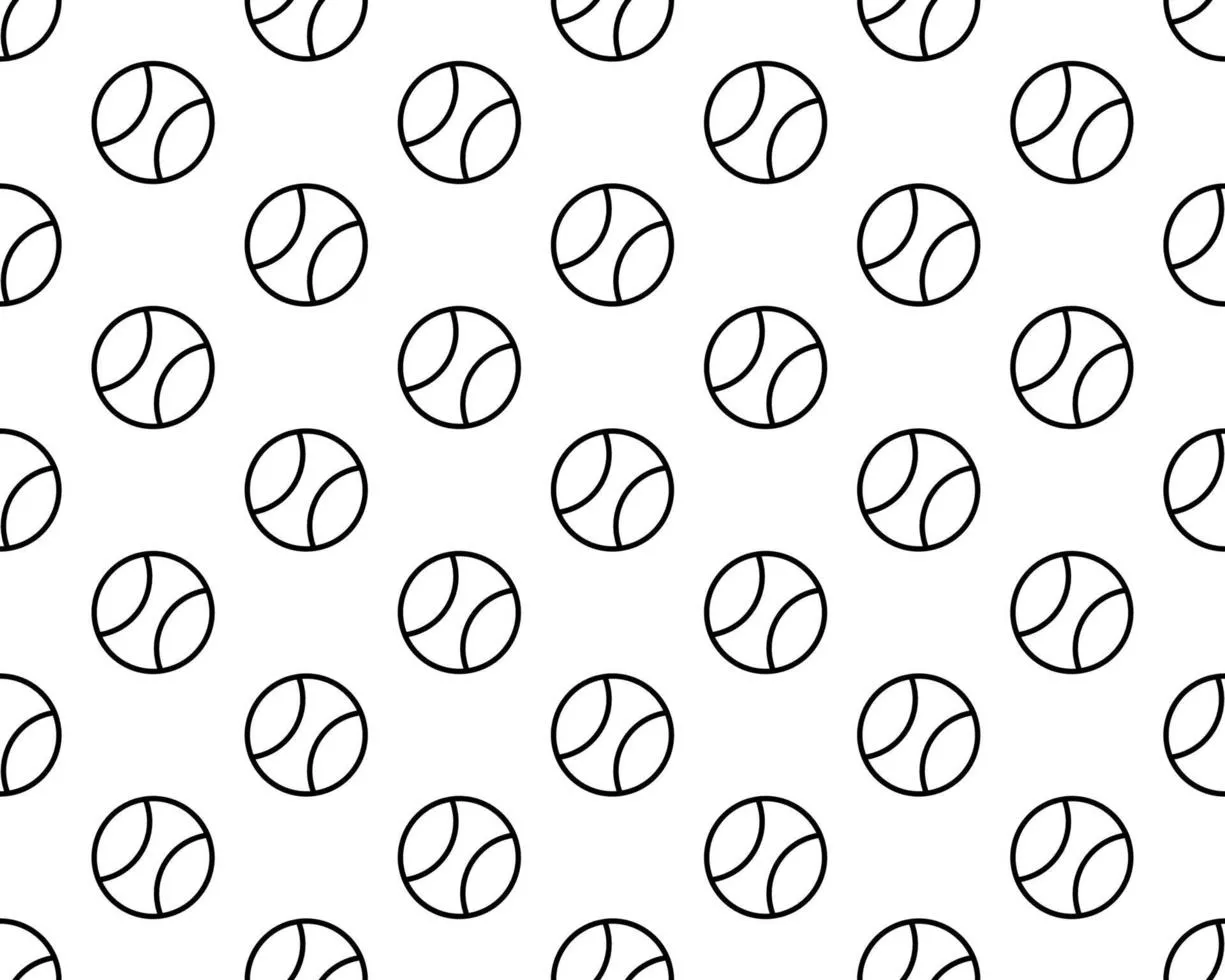 baseball Seamless pattern vector