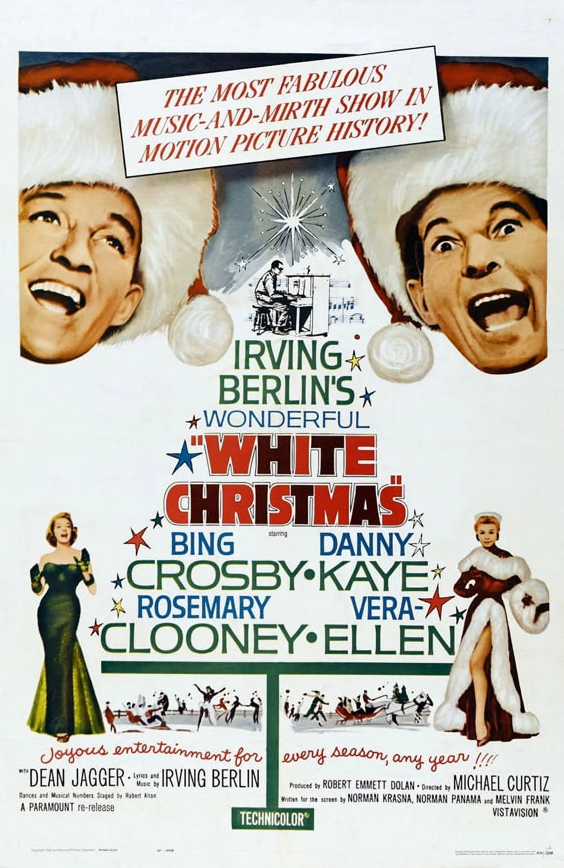 White Christmas Movie POSTER 11 x 17