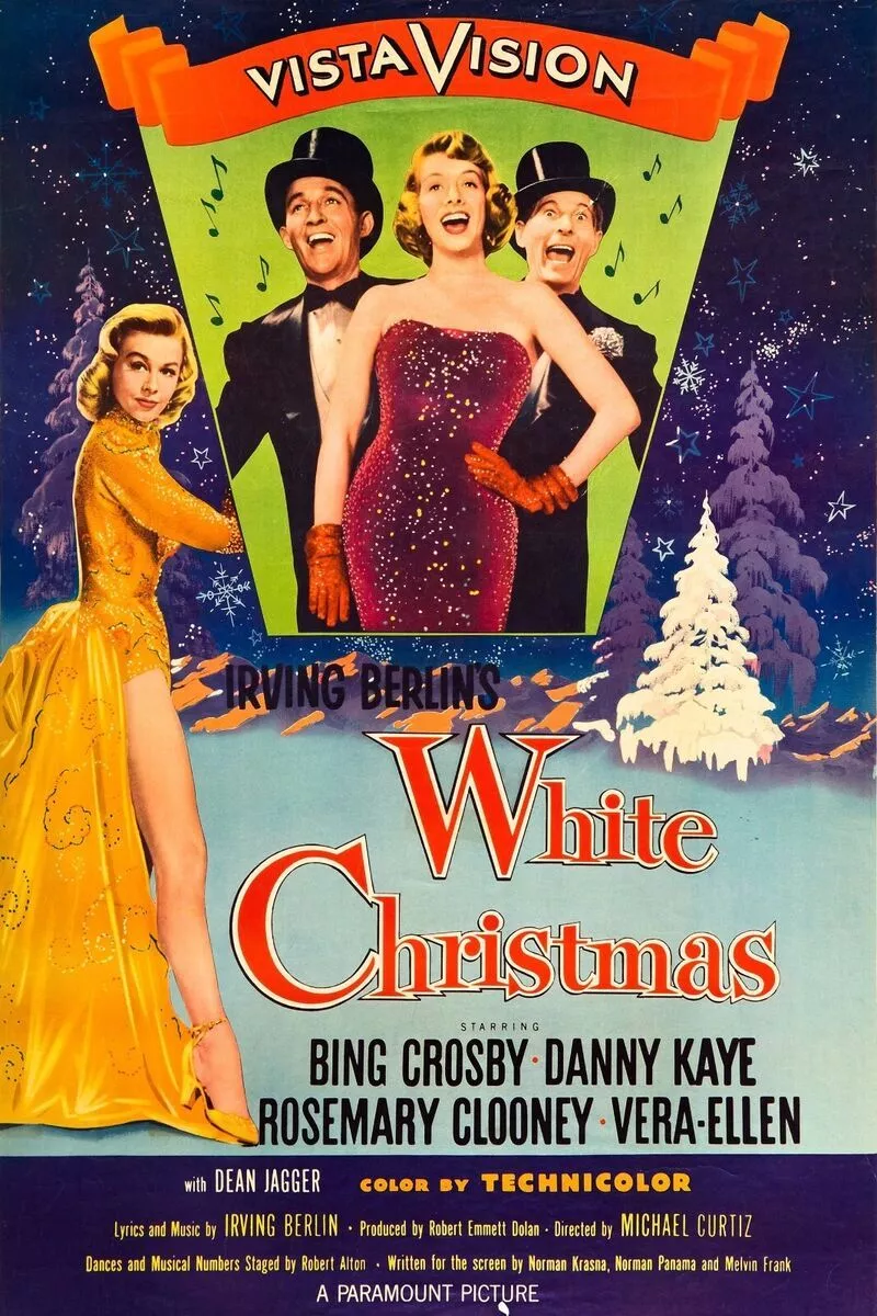 White Christmas Movie Poster Bing