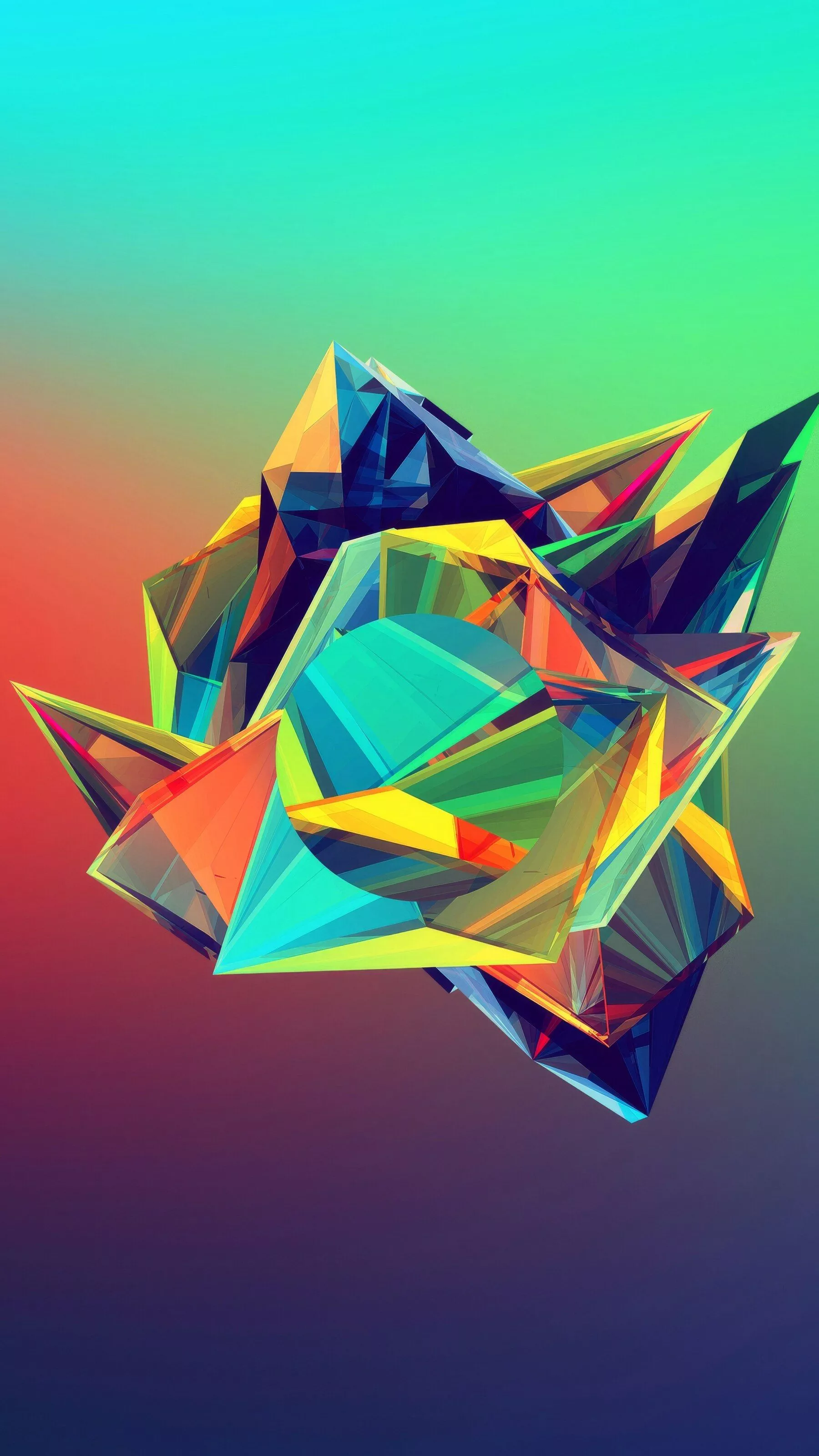 Abstract Geometric Wallpaper