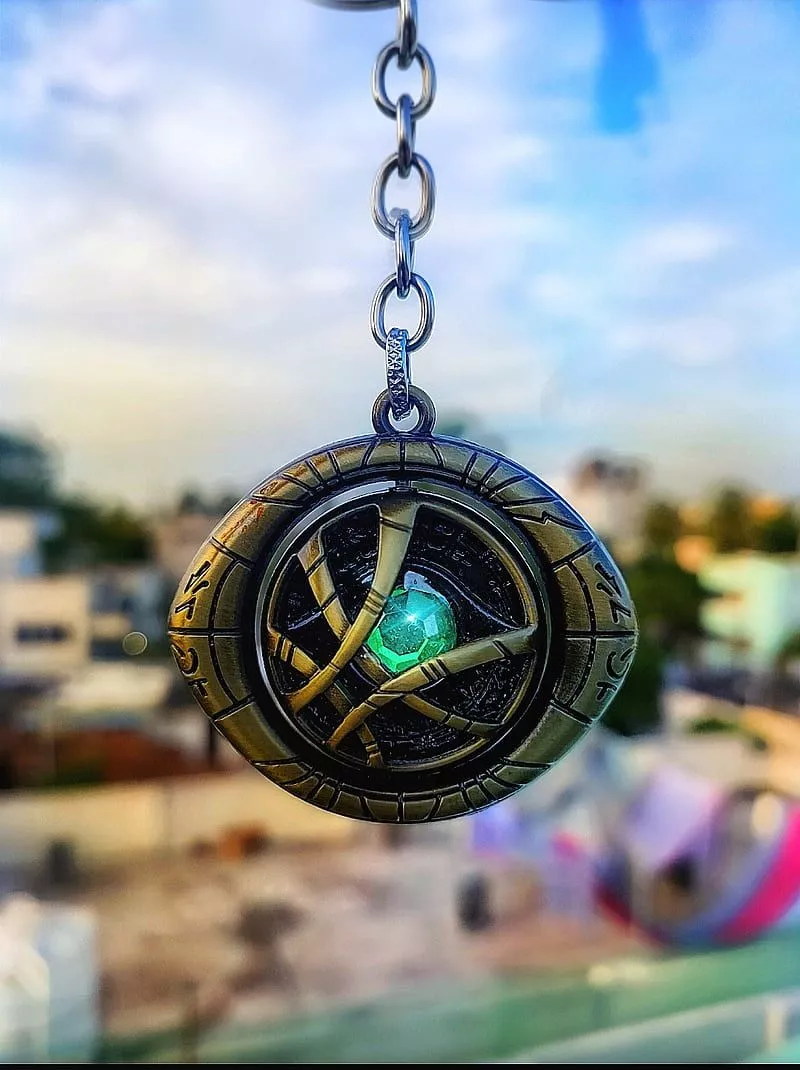 Time stone locket, doctor strange, keychains, magic, marvel, HD phone wallpaper