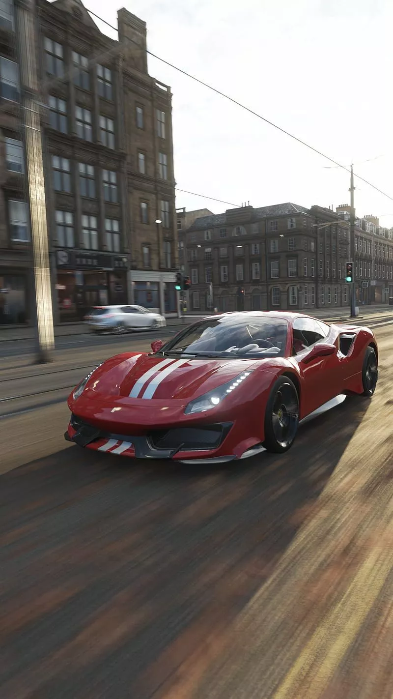 Ferrari 488 pista, autos, forzared, HD