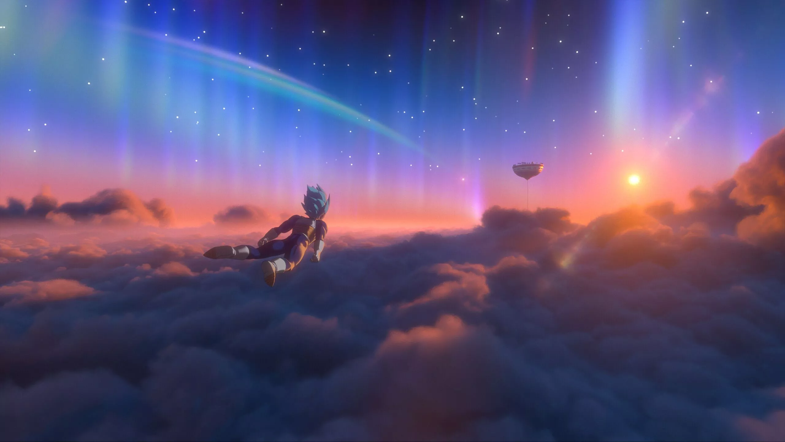 Vegeta Flight 4K Anime