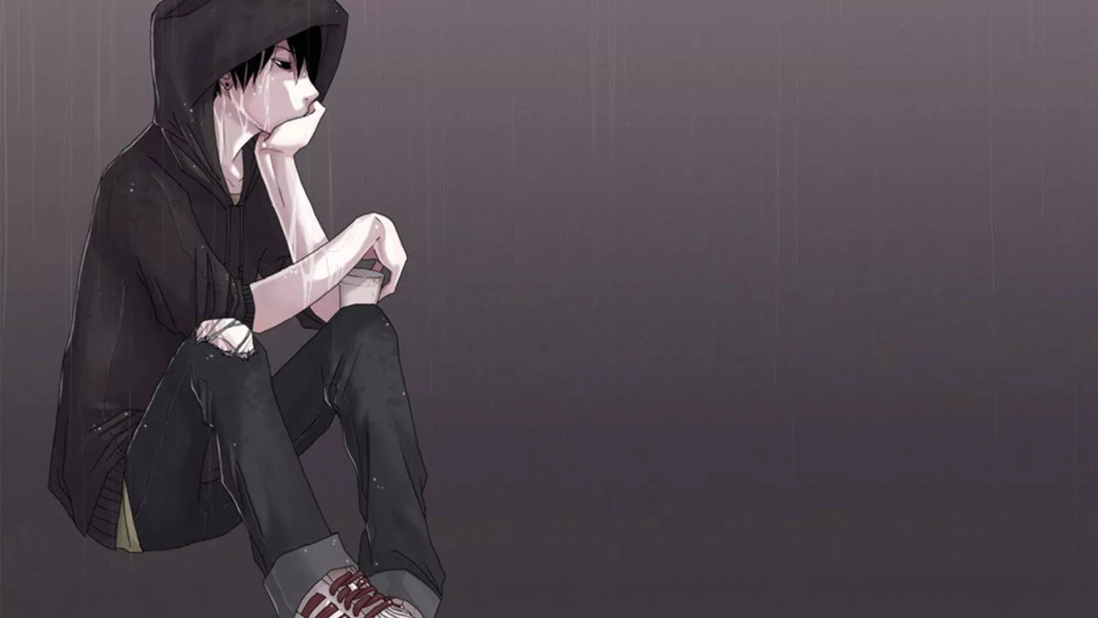 Sad Boy Anime Wallpaper