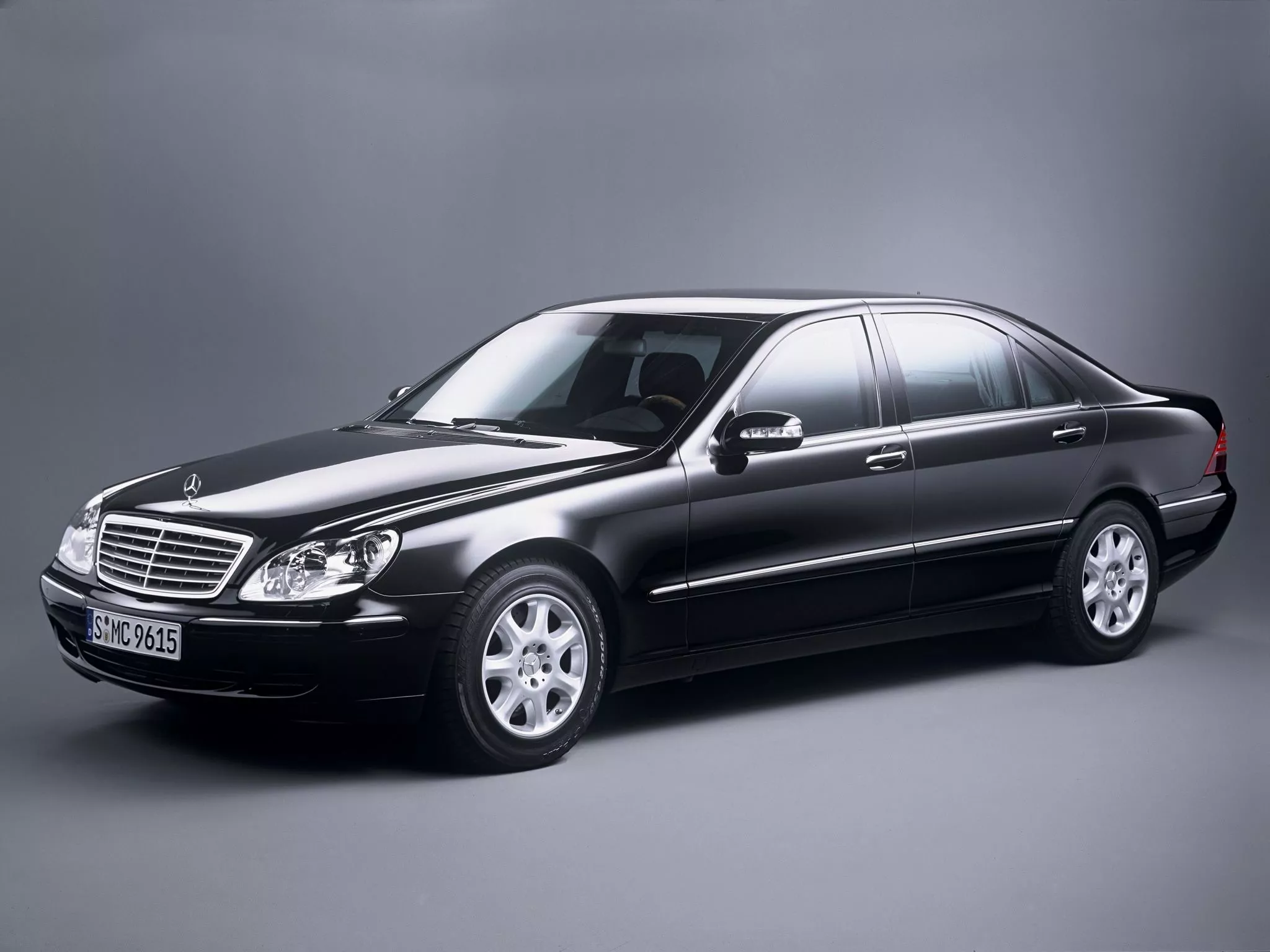 Wallpaper Black, Mercedes Benz, W220