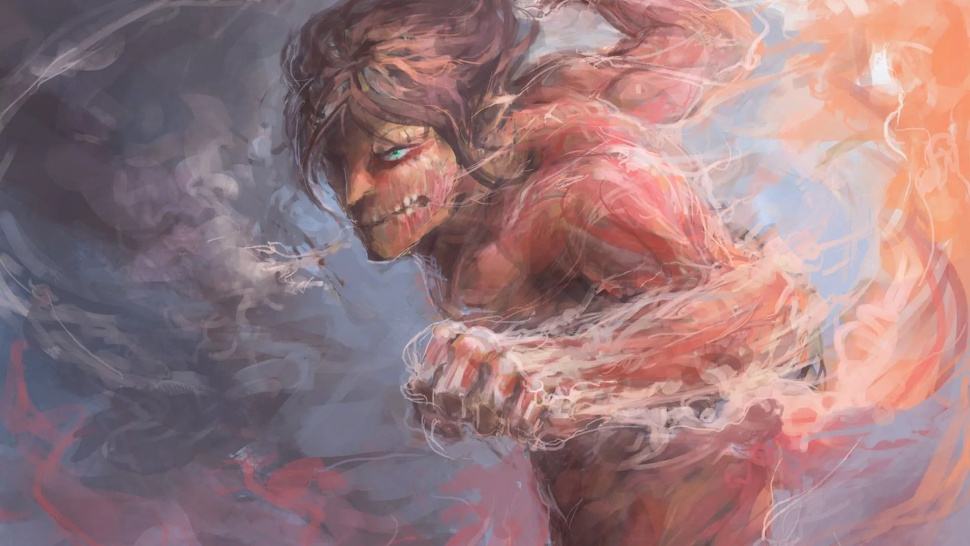 Wallpaper Attack On Titan Eren Titan