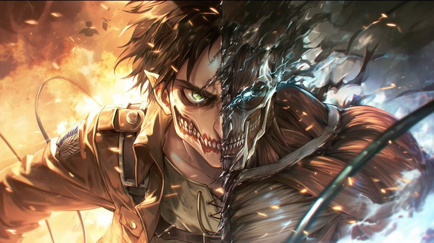 anime Attack on Titan. My friend