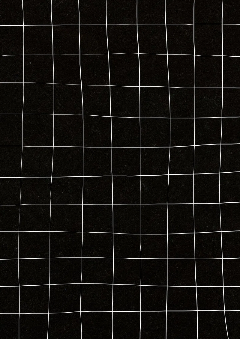 Distorted grid on black wallpaper