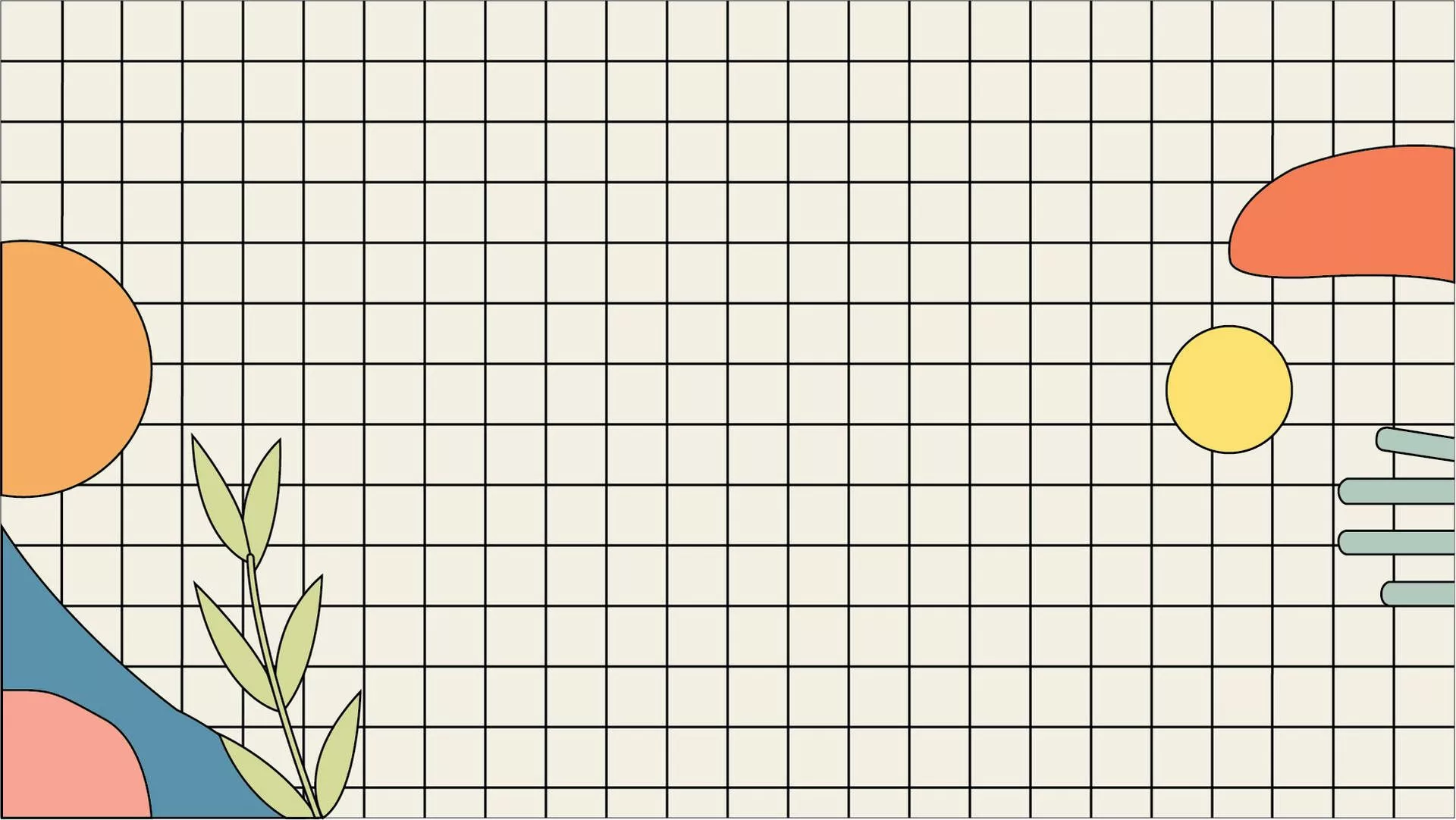 Minimalistic Black And White Grid