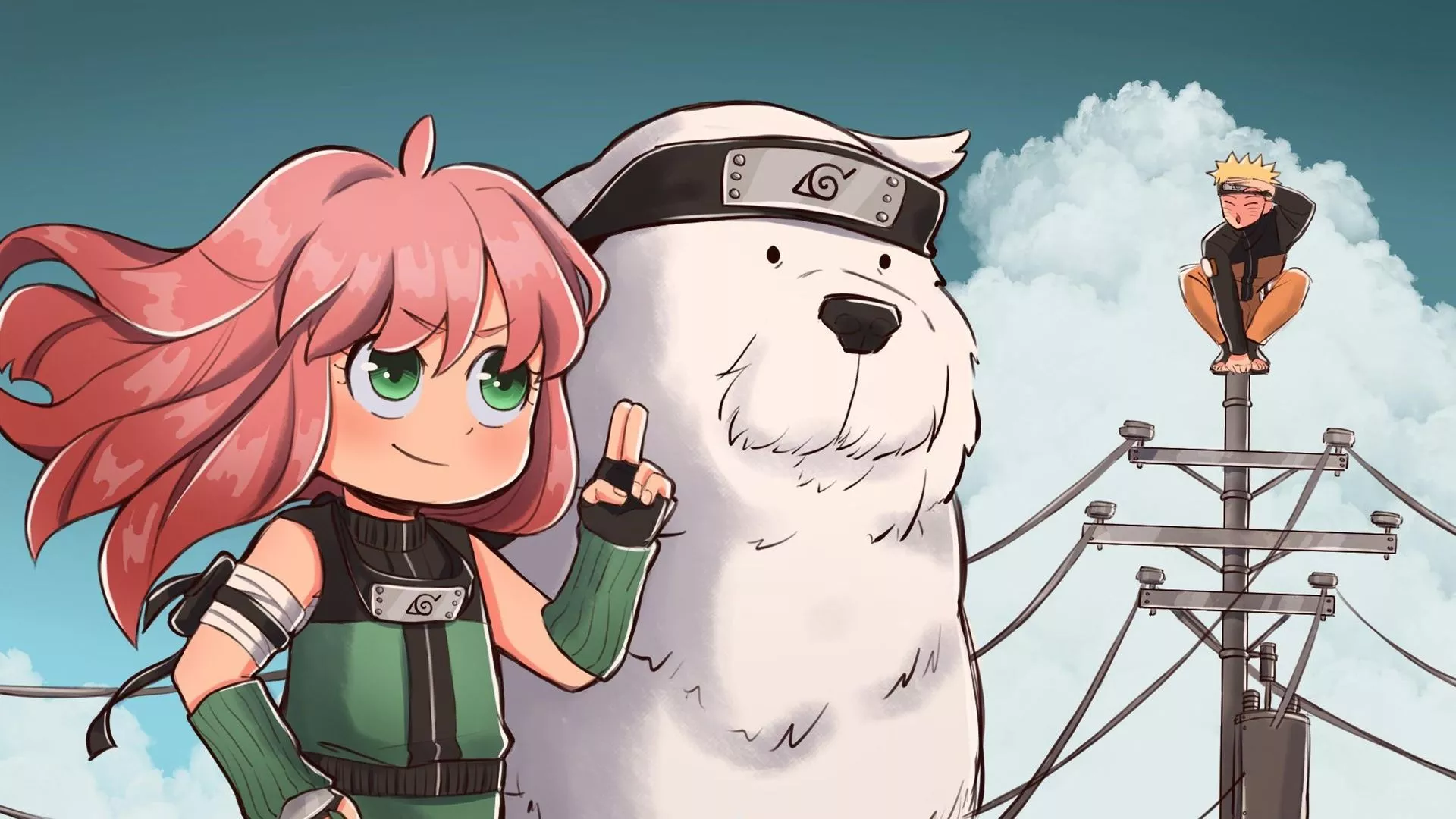 Anya Forger Bond Naruto HD Crossover