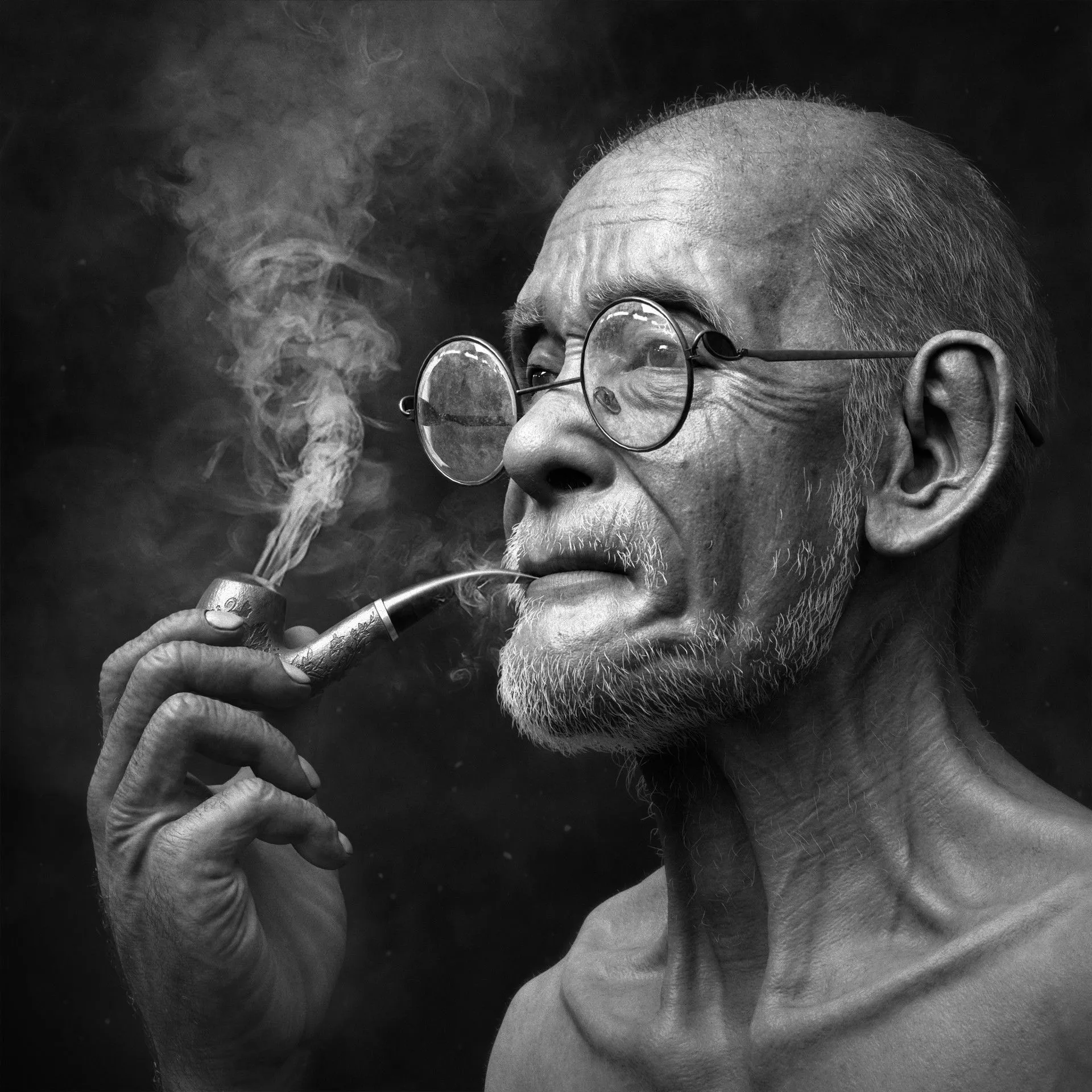 Arivazhagan V Man Smoking