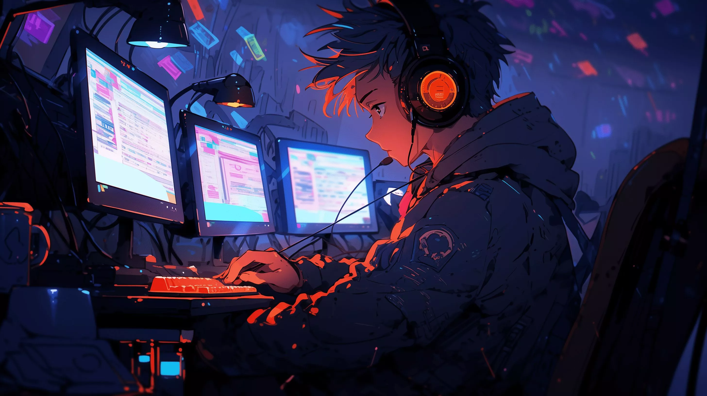 Boy Programmer Wallpaper