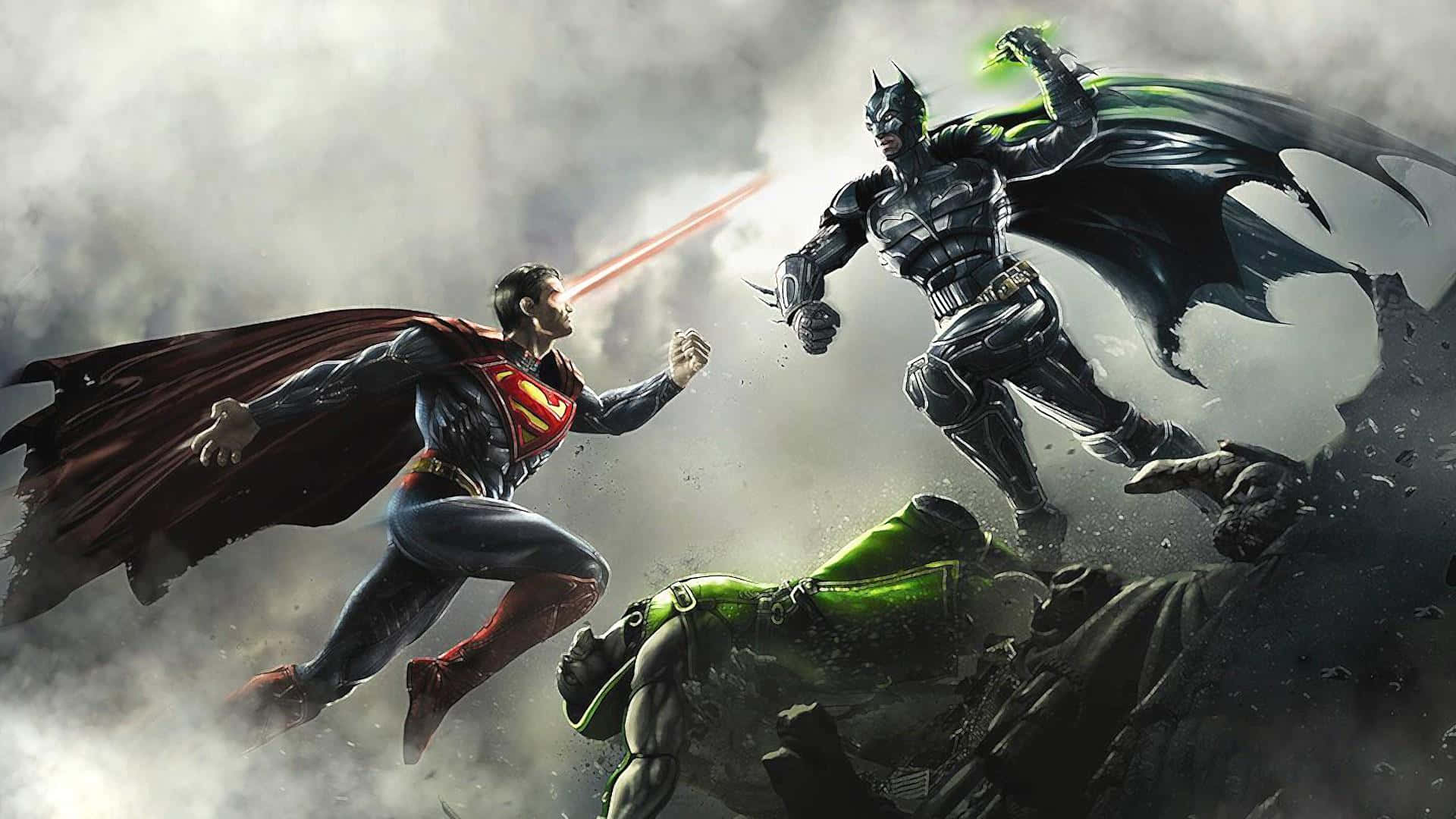 Cool Batman Versus Superman Clash