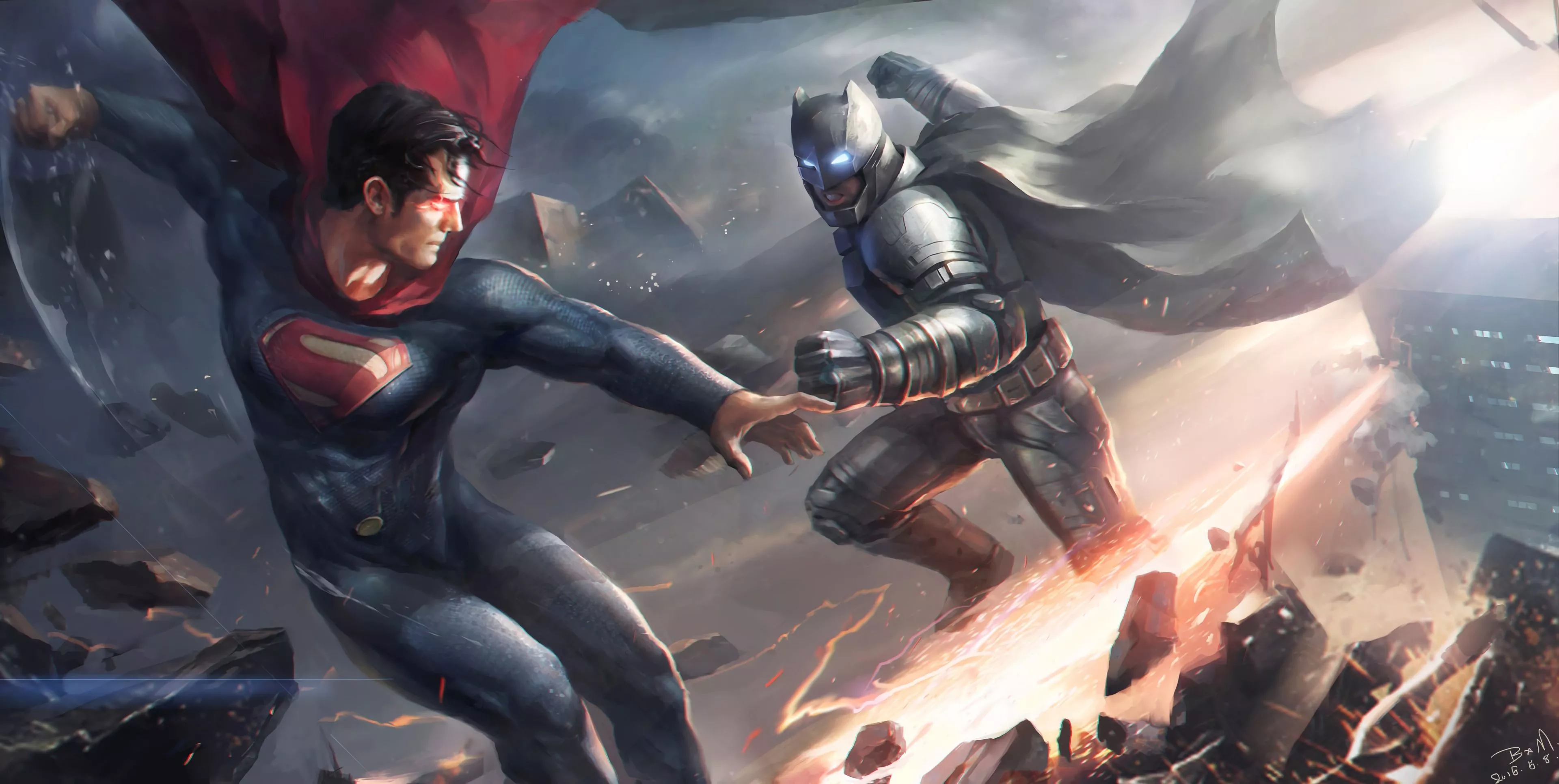 Batman V Superman Arts Wallpaper, HD