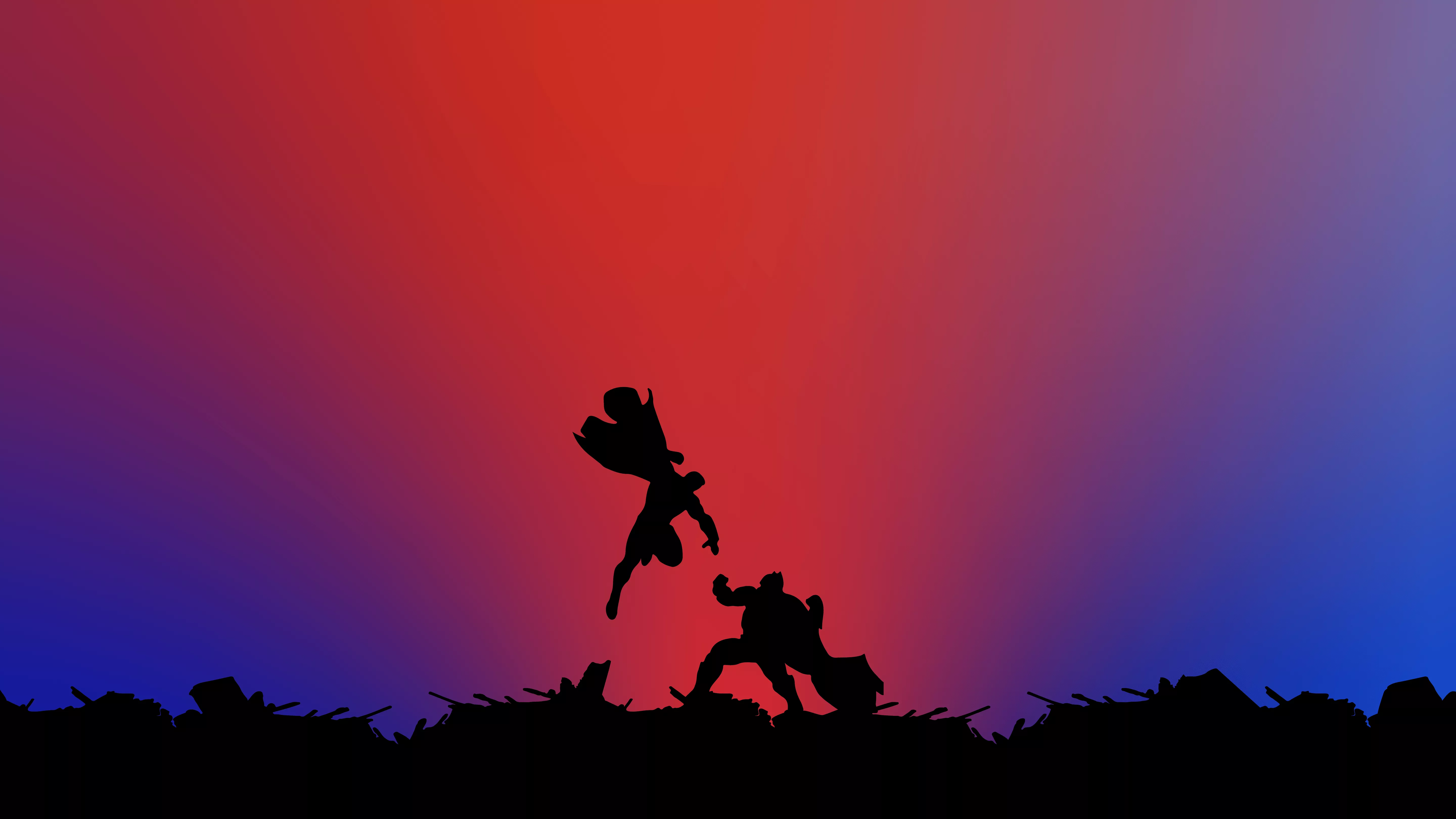 Desktop wallpaper vs. Superman